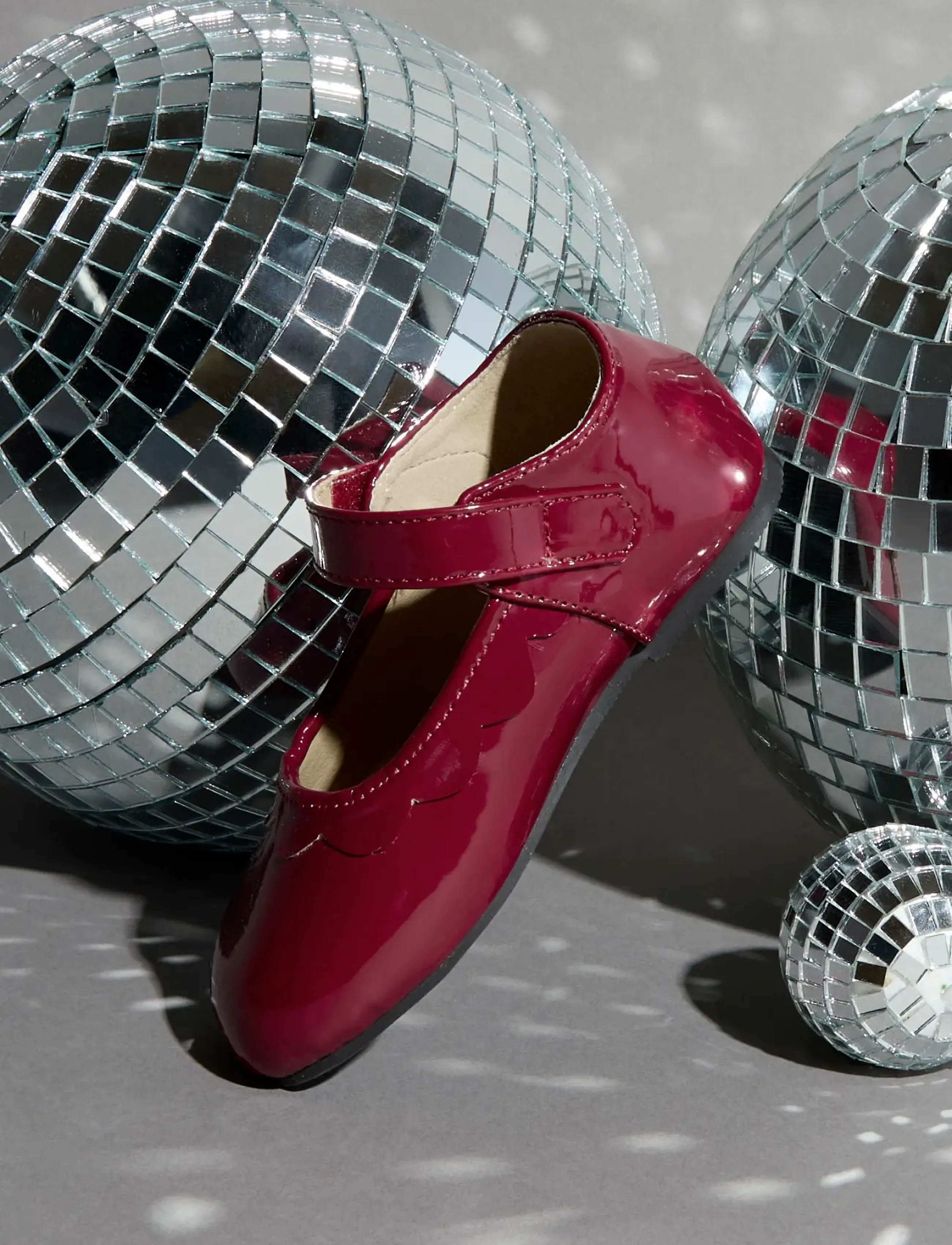 name it - NMFRACHEL PATENT BALLERINA - ballerinas & slip ons - tango red - 5