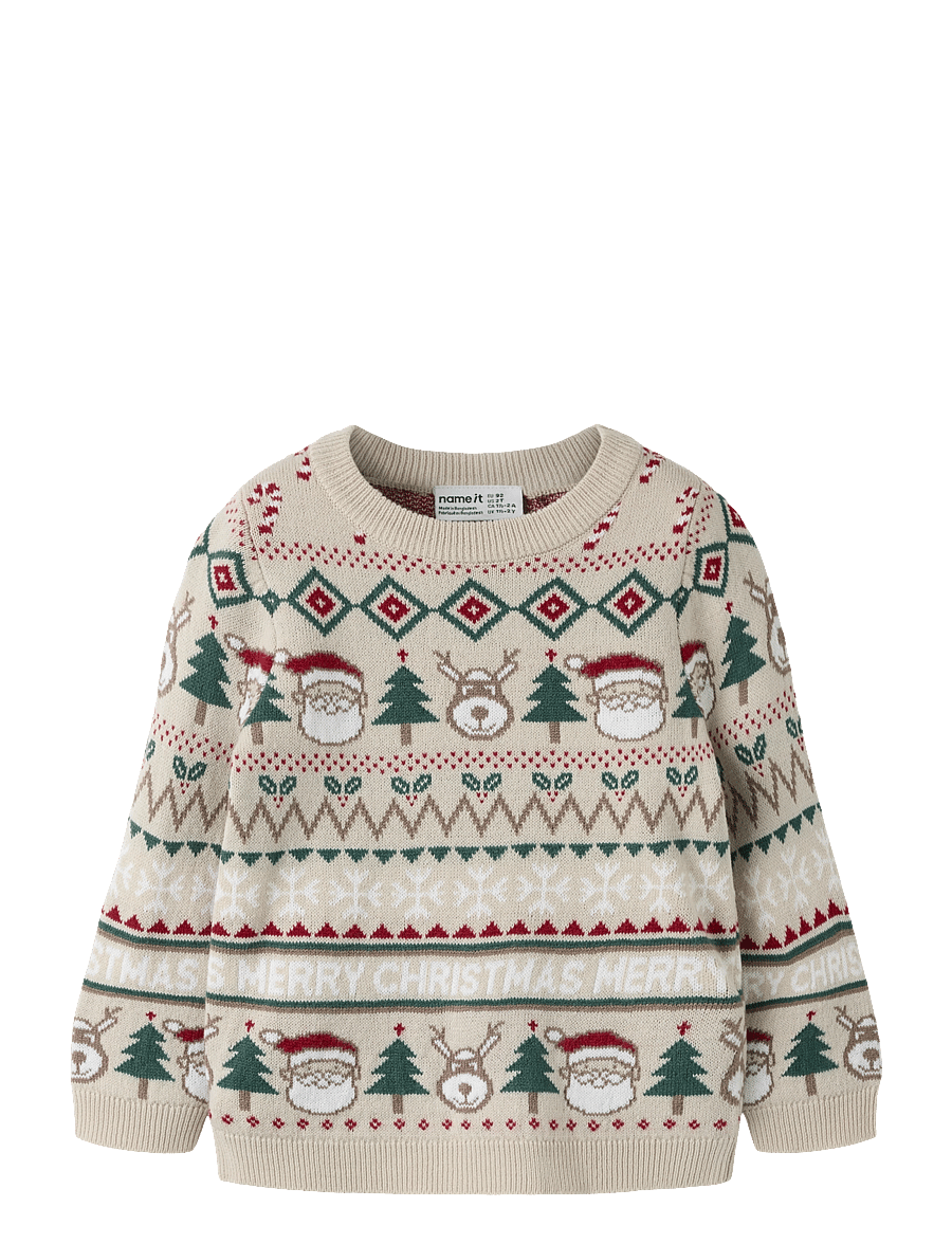 name it - NMNRALKOS LS KNIT - pullover - peyote - 0