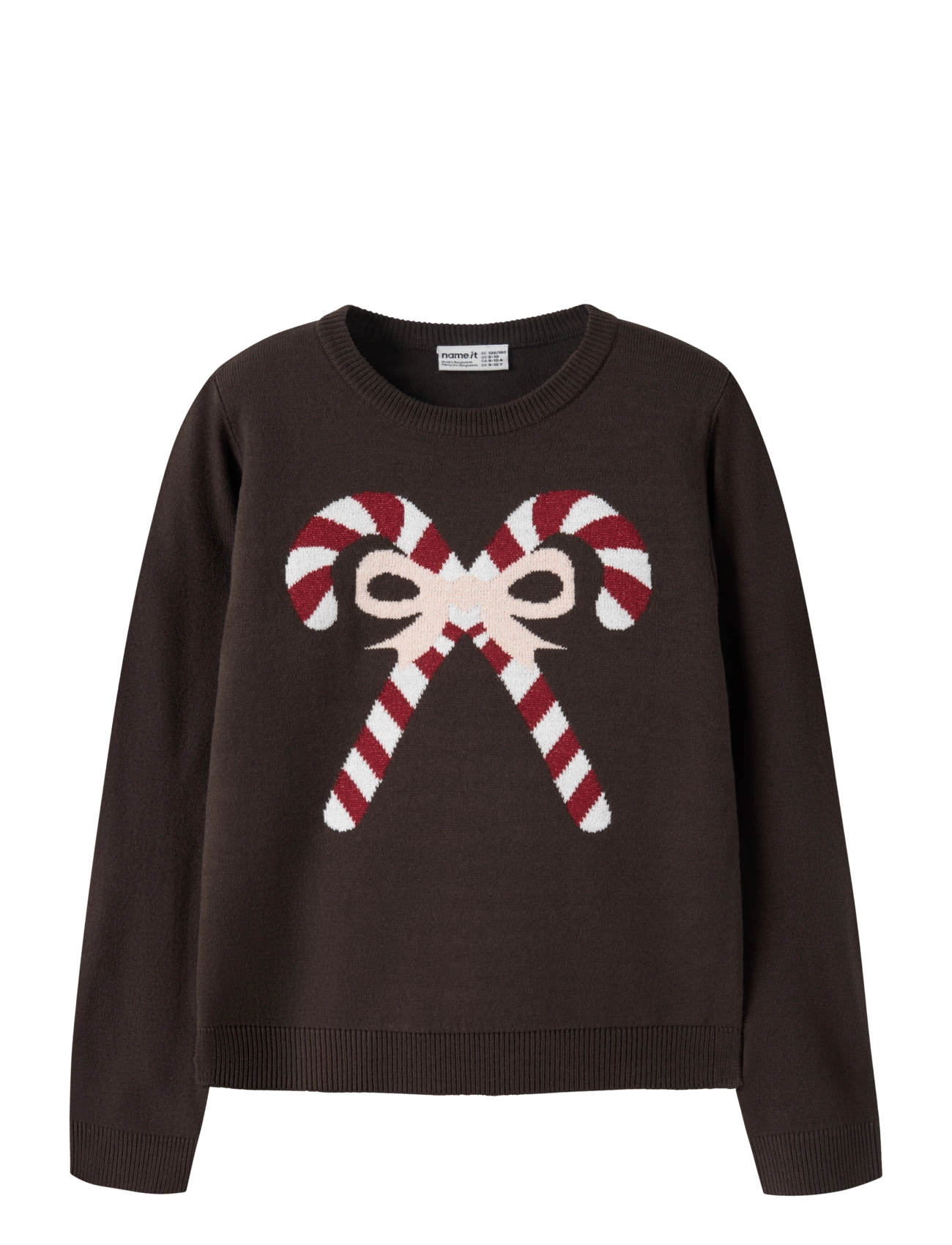 name it NKFRALLILE LS KNIT - Jumpers - DELICIOSO / brown
