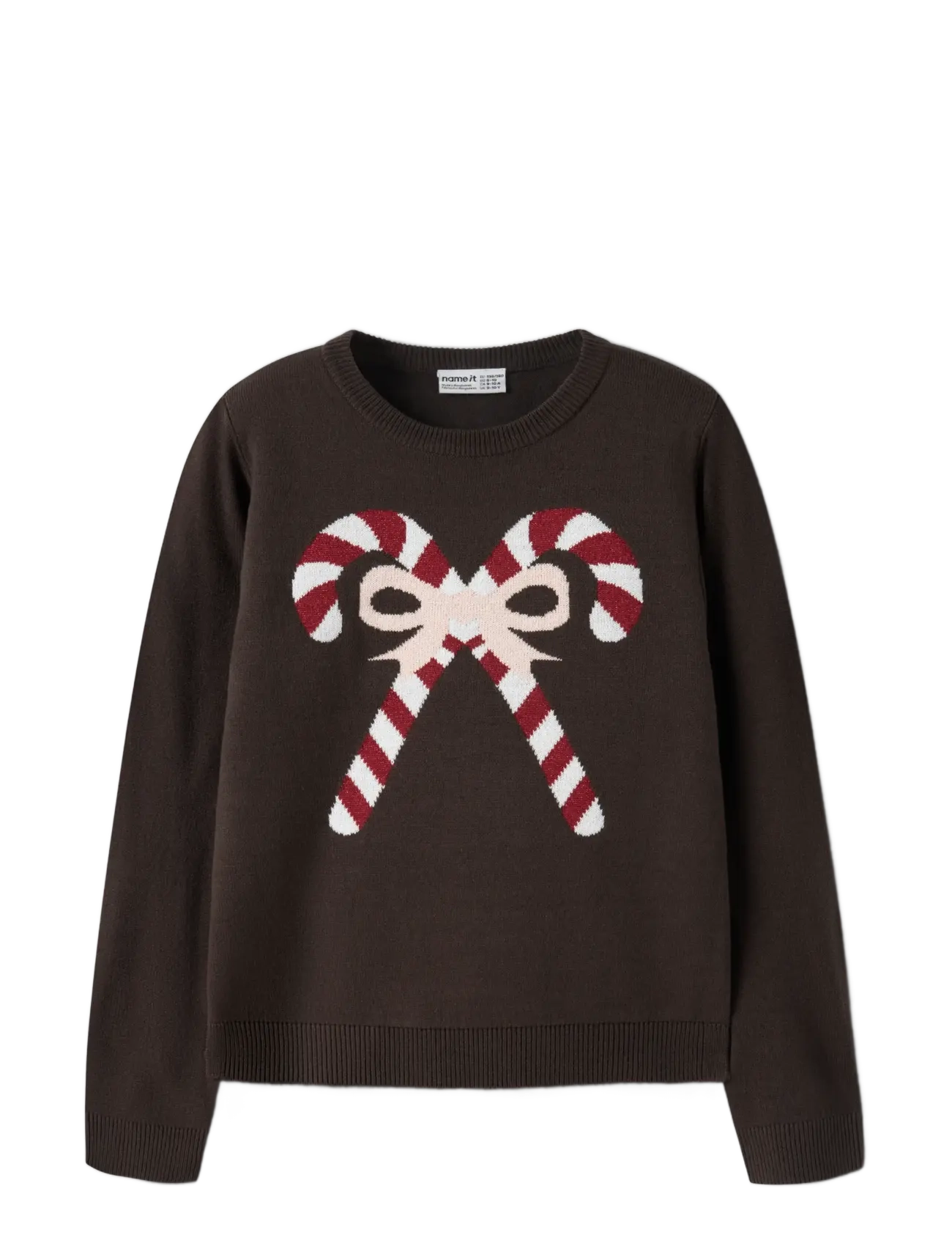 name it - NKFRALLILE LS KNIT - jumpers - delicioso - 2