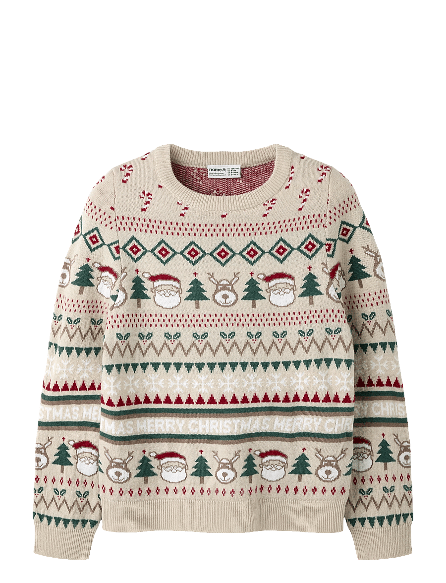 name it - NKNRALKOS LS KNIT - pullover - peyote - 0