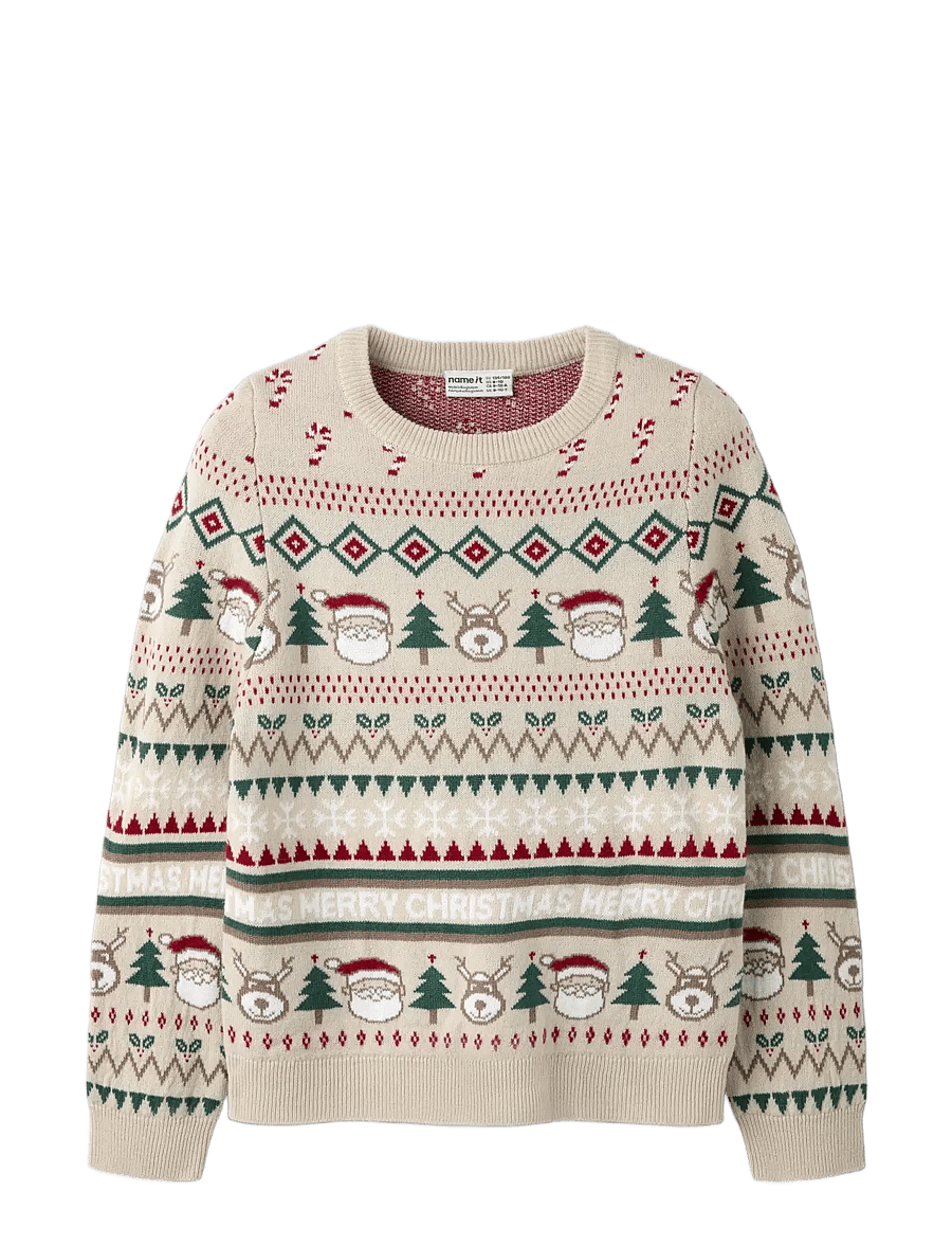 name it - NKNRALKOS LS KNIT - pullover - peyote - 2