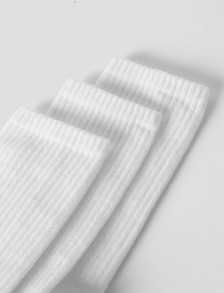 name it - NKNFRANKIE 3P SOCK NOOS - strømper - bright white - 2