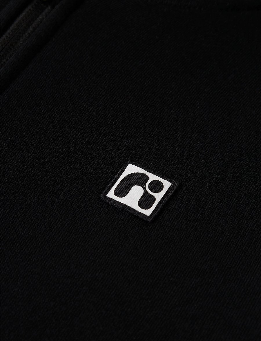 name it - NKMFLO LS SWEAT CARD WH BRU - fleecejacken - black - 3