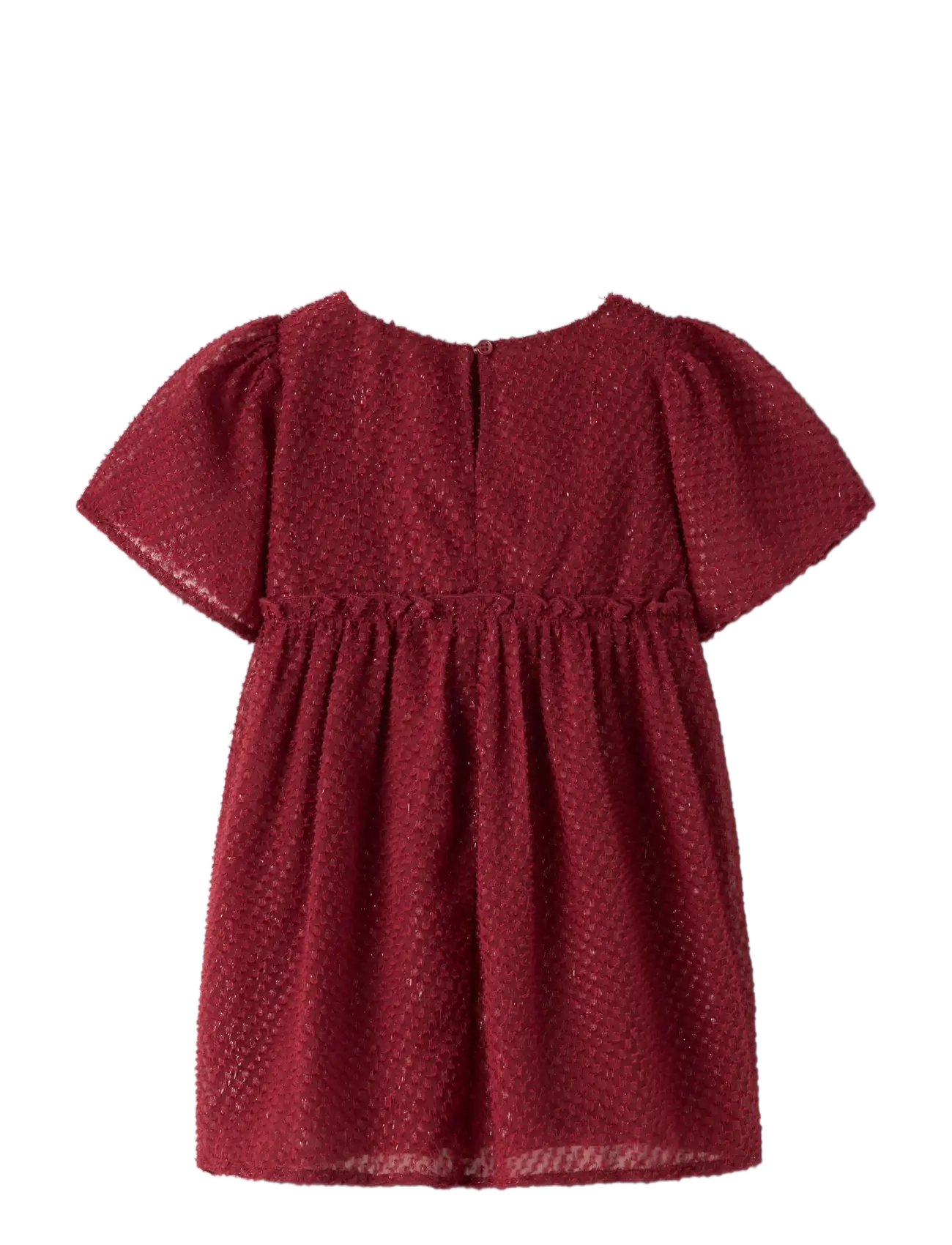 name it - NMFVALERINO SS DRESS - kurzärmelige babykleider - red dahlia - 1