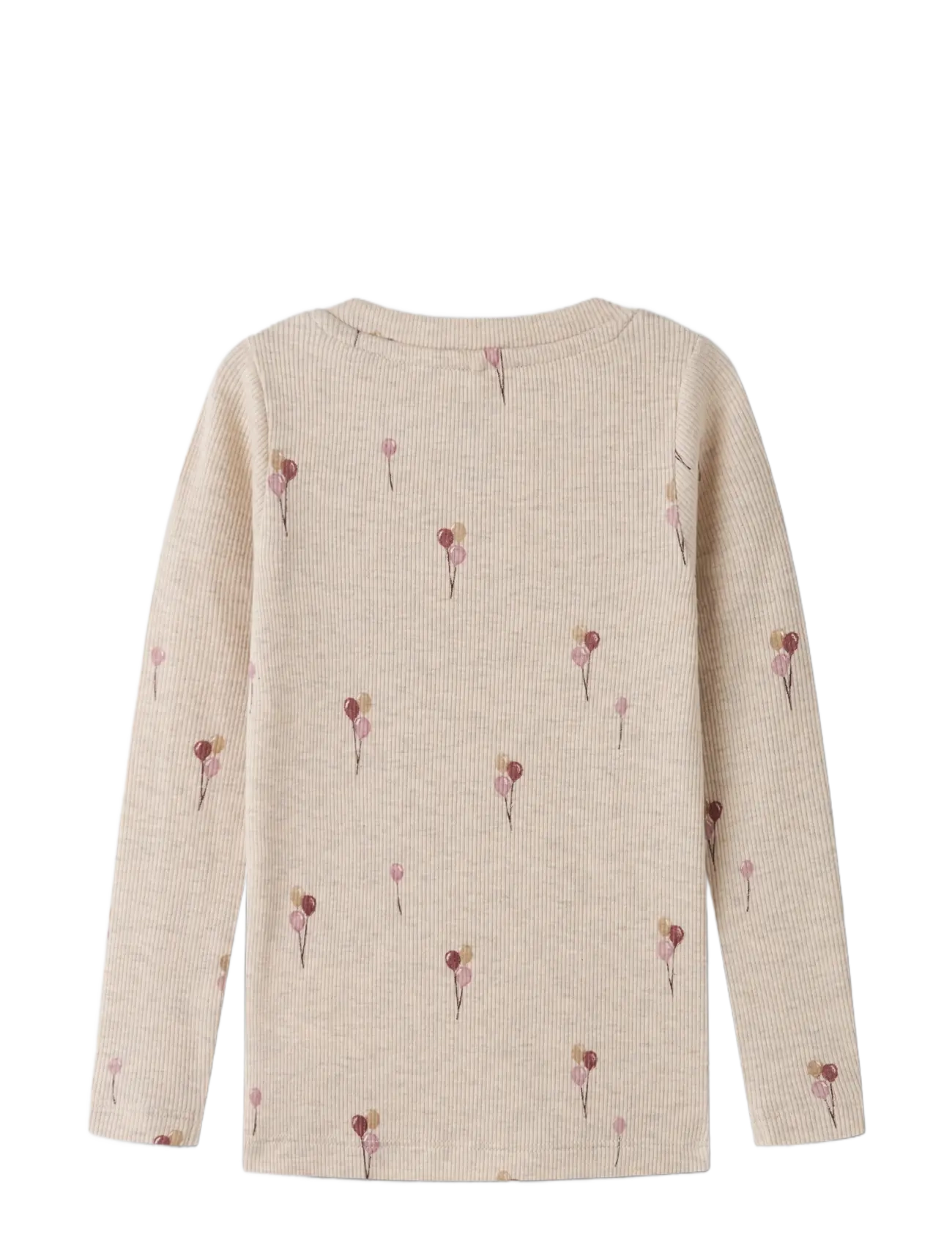 name it - NMFNABILA LS XSL TOP - långärmade t-shirts - peyote melange - 1