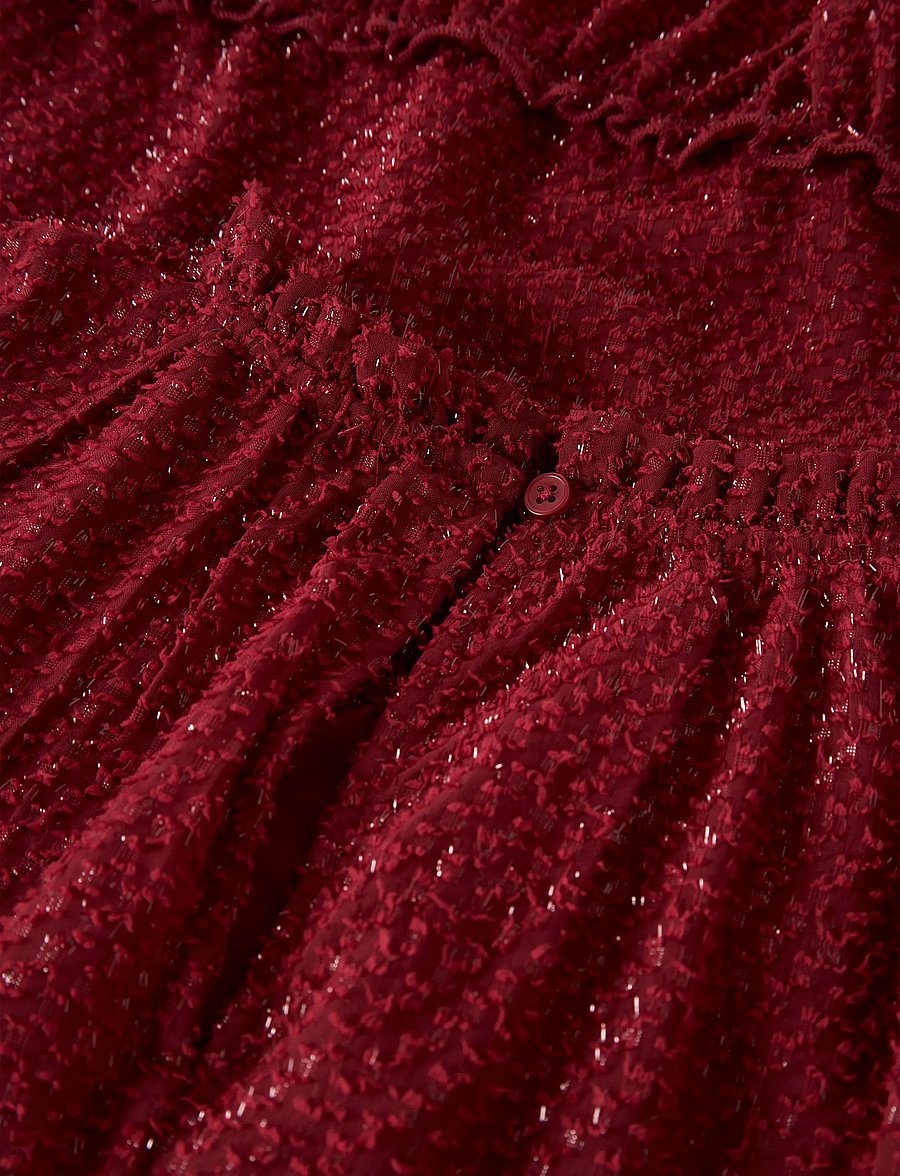 name it - NKFVALERINO SS DRESS - kurzärmelige freizeitkleider - red dahlia - 2