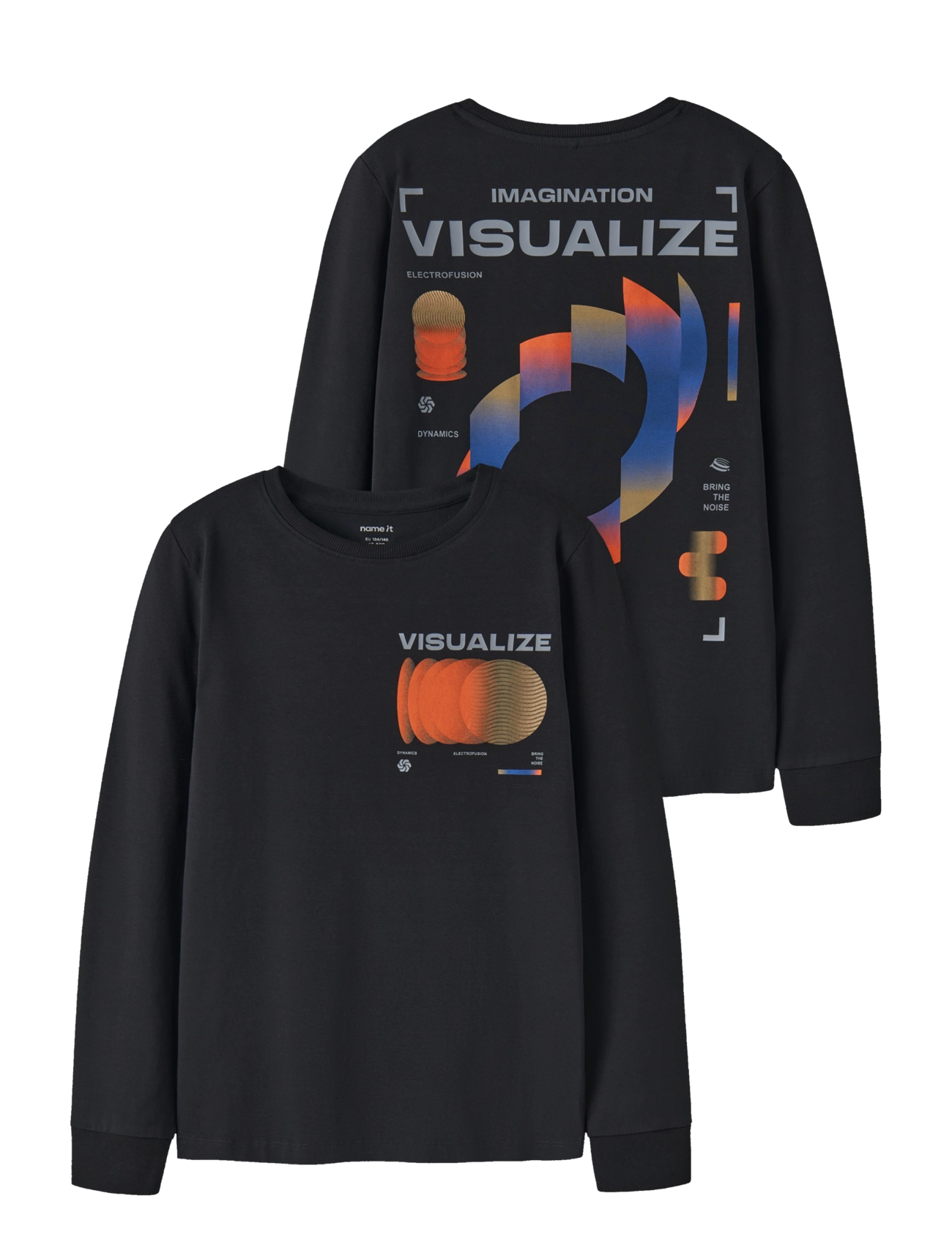 name it NKMNIGO LS TOP - Neuheiten - BLACK / black