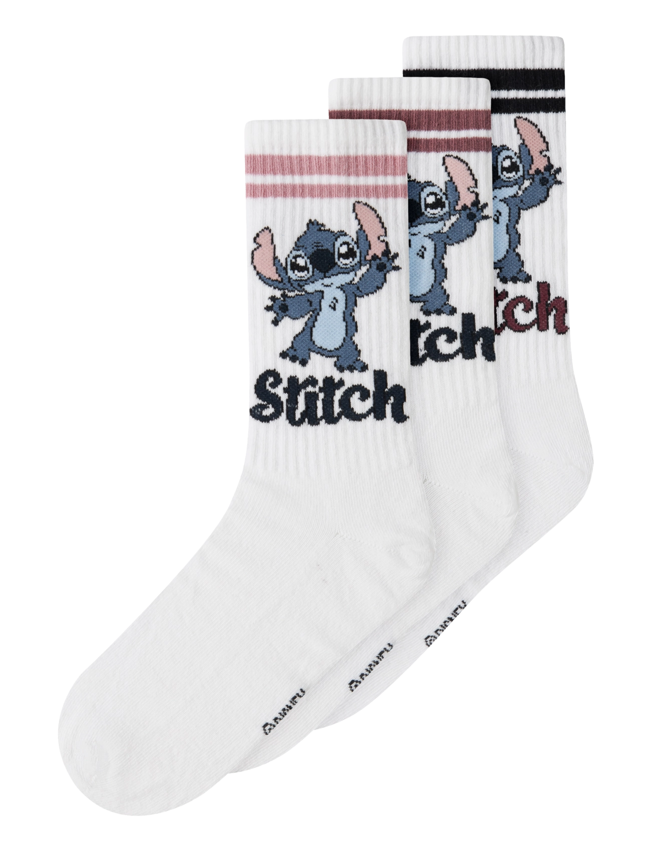 name it NKFADIS STITCH TENNIS 3P SOCK WDI - Neuheiten - BRIGHT WHITE / white