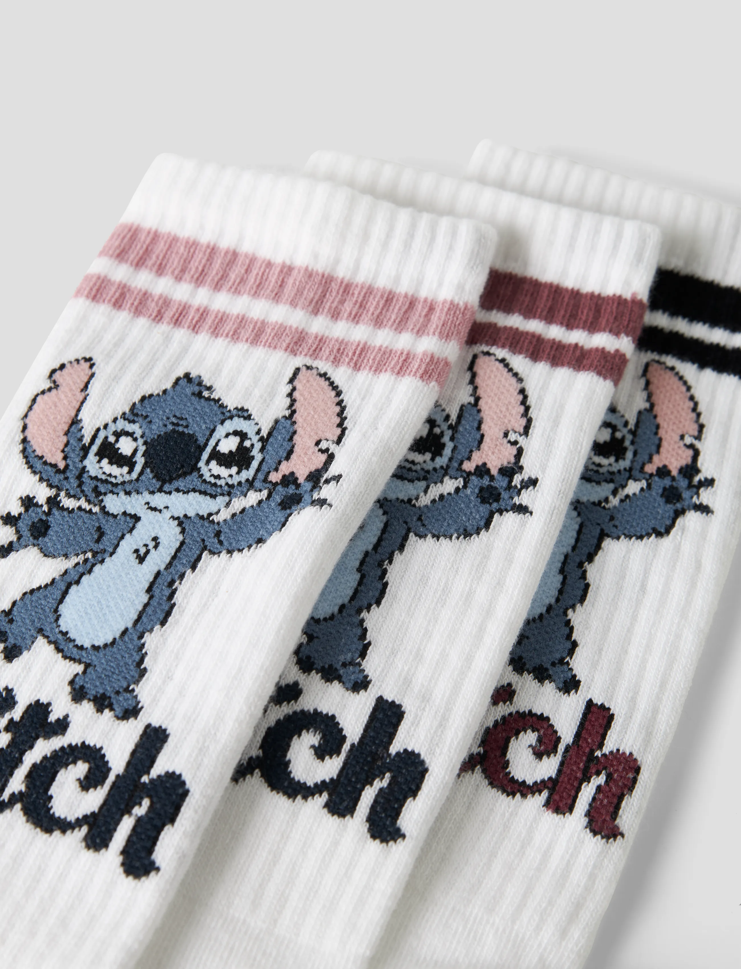 name it - NKFADIS STITCH TENNIS 3P SOCK WDI - strümpfe - bright white - 3