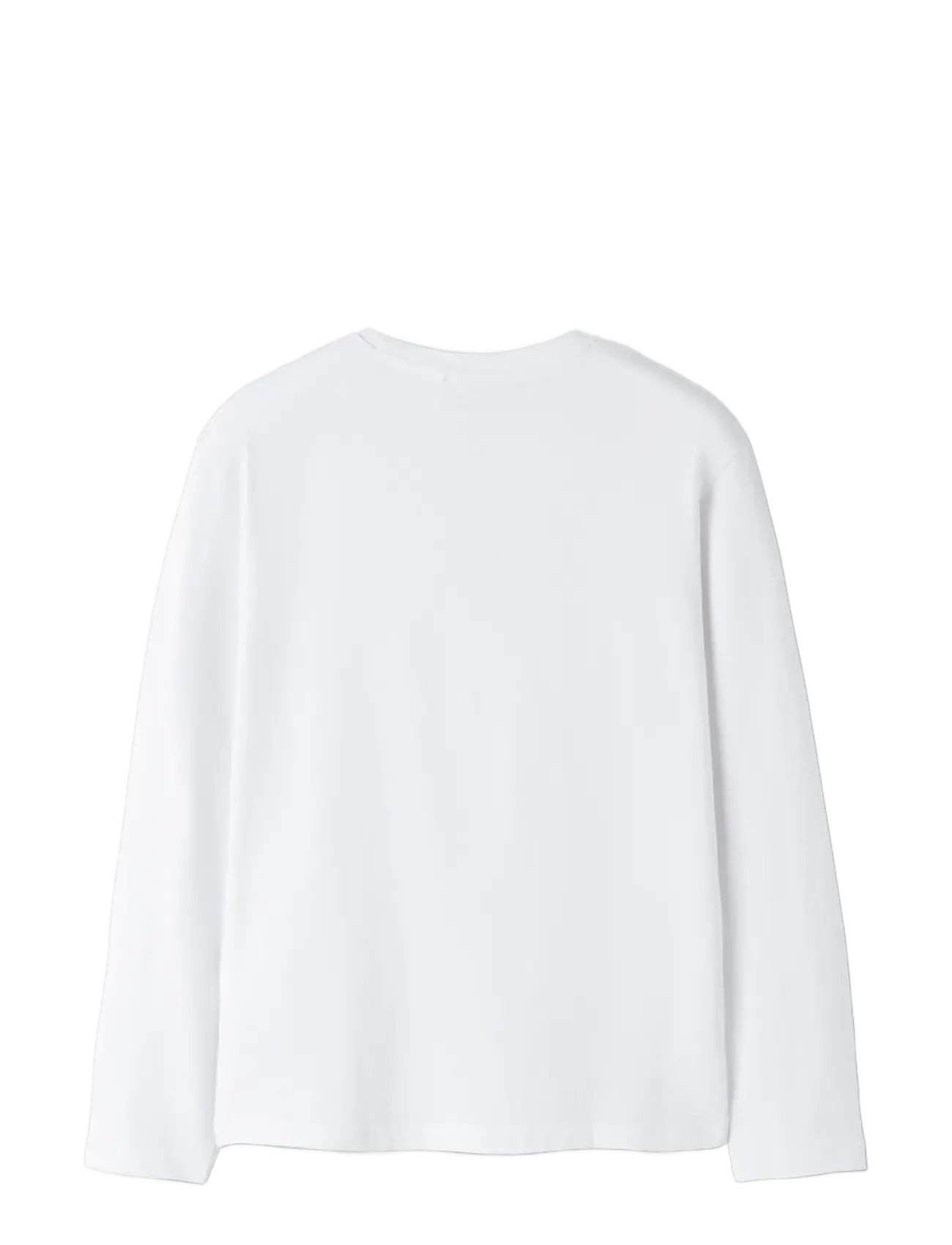 name it - NKFSYRA STITCH LS NREG TOP BOX WDI - langærmede t-shirts - bright white - 1