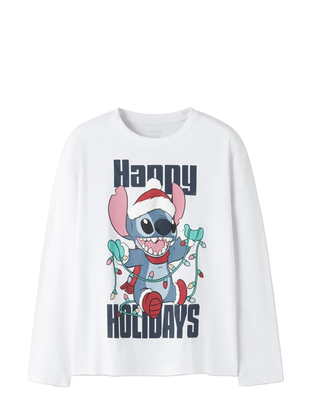 name it - NKFSYRA STITCH LS NREG TOP BOX WDI - langærmede t-shirts - bright white - 2
