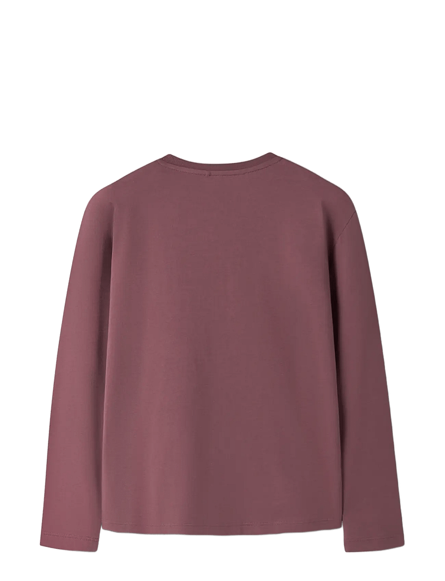 name it - NKFADARA STITCH LS NREG TOP NOOS WDI - långärmade t-shirts - wild ginger - 1