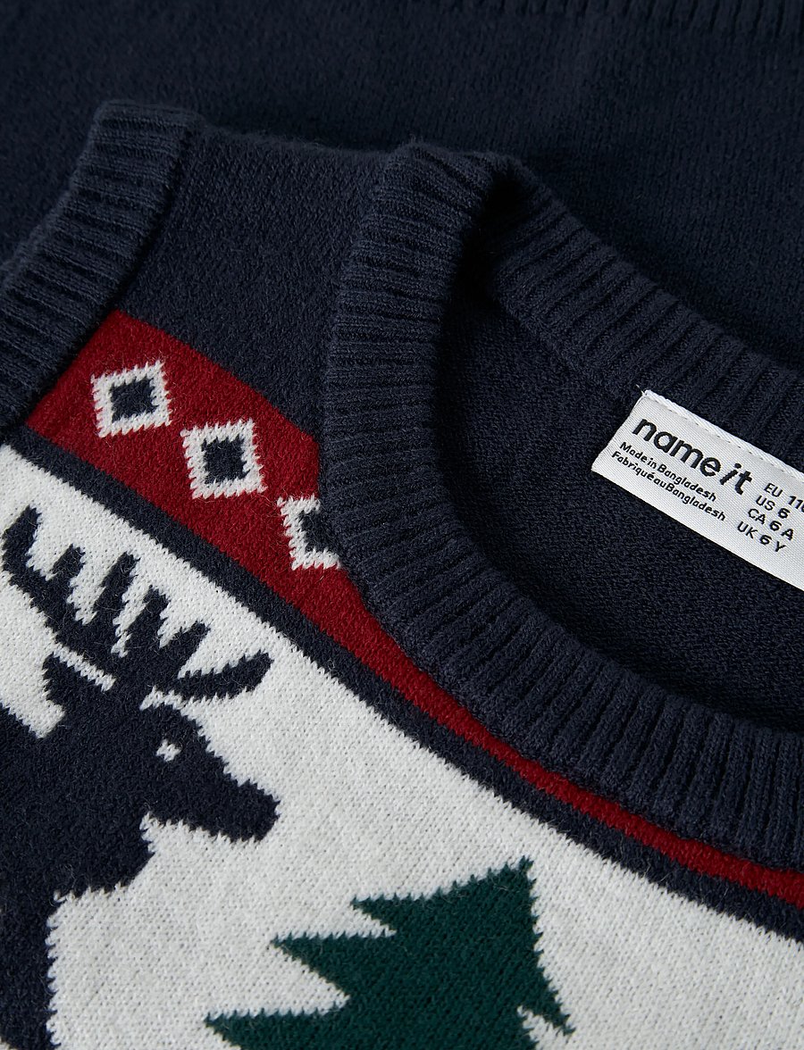 name it - NMMRESSI KNIT VEST - veste - navy blazer - 3