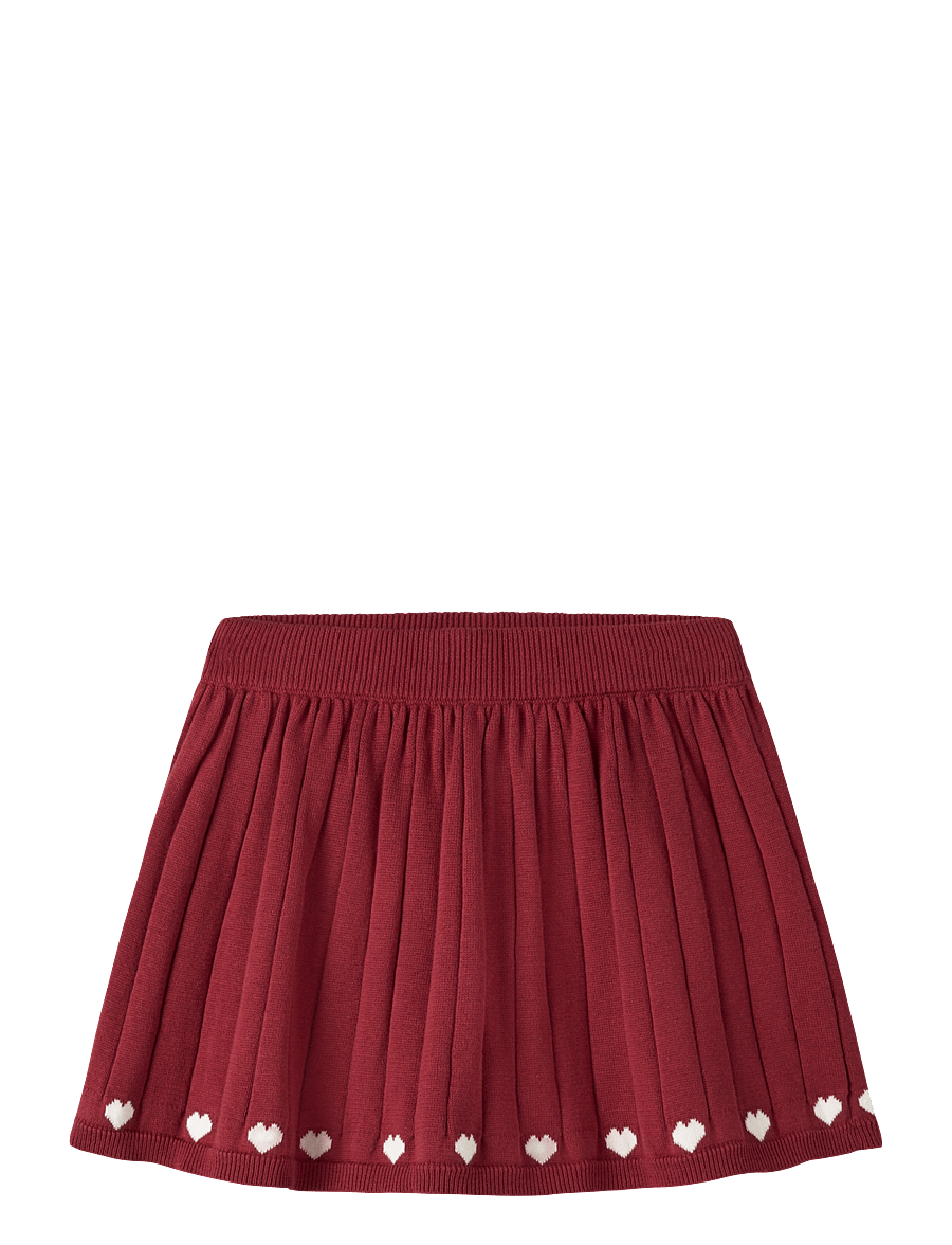 name it - NMFRALBOS KNIT SKIRT - red dahlia - 0
