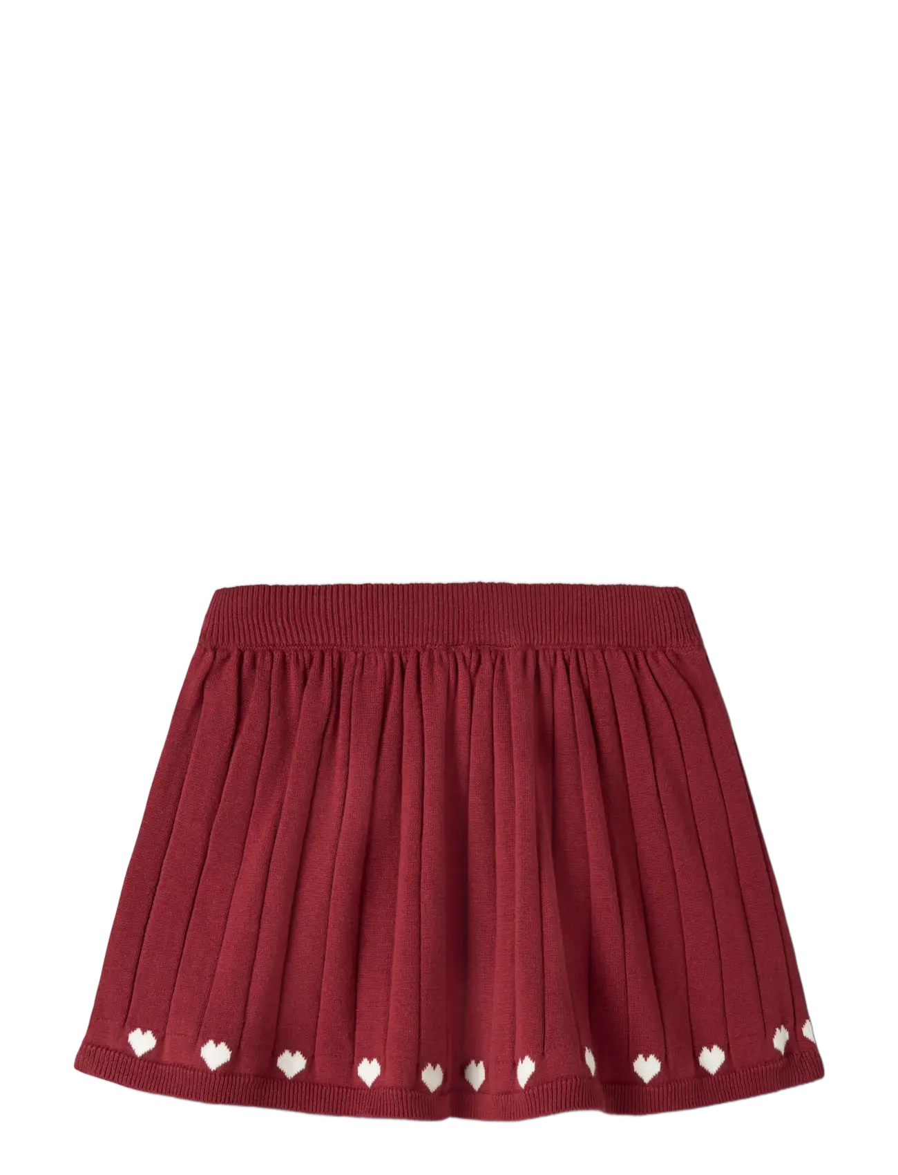 name it - NMFRALBOS KNIT SKIRT - red dahlia - 1