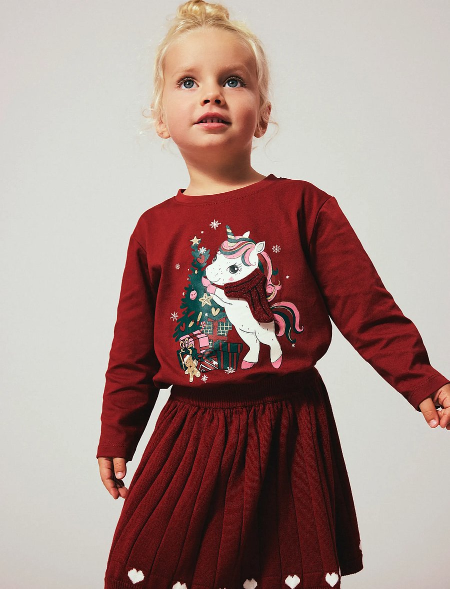 name it - NMFRALBOS KNIT SKIRT - korte skjørt - red dahlia - 3