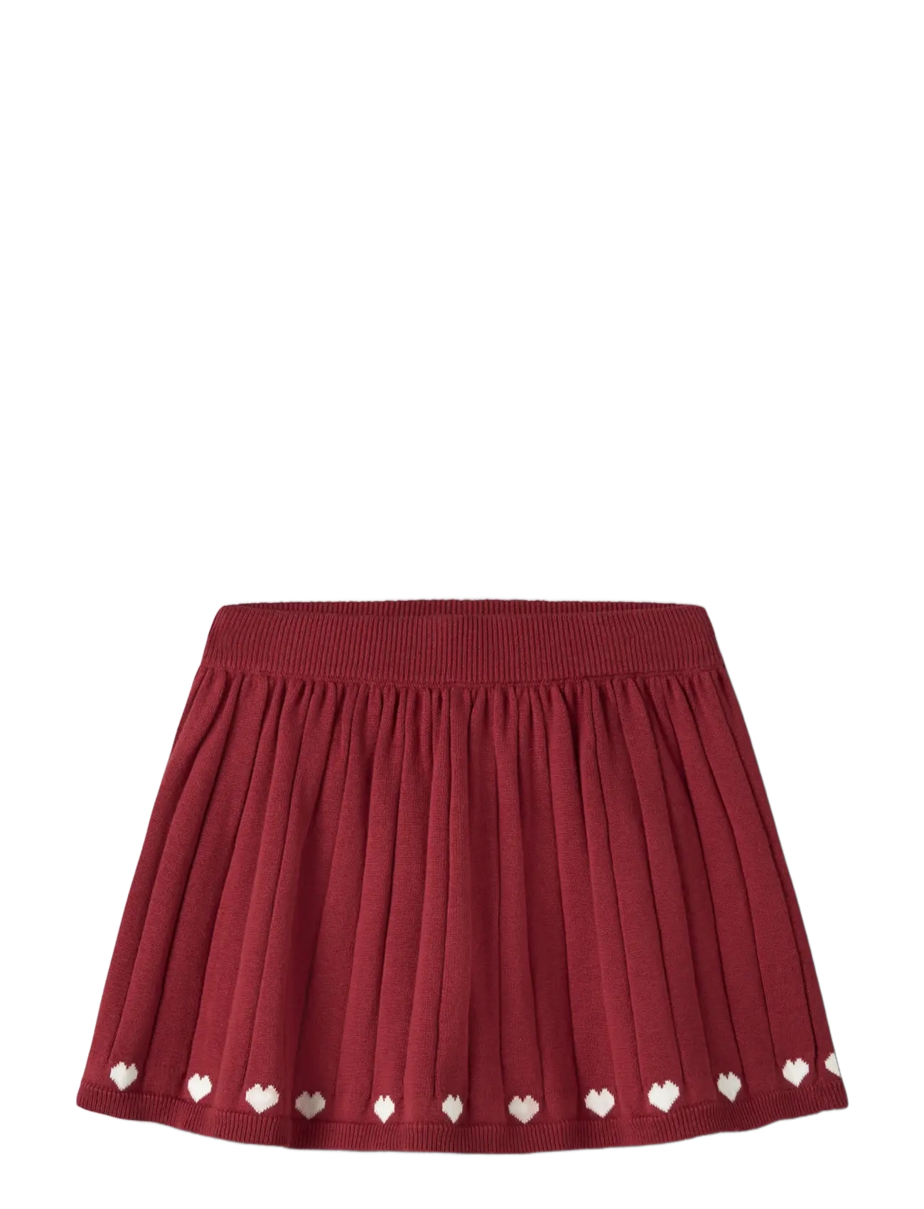 name it - NMFRALBOS KNIT SKIRT - red dahlia - 2