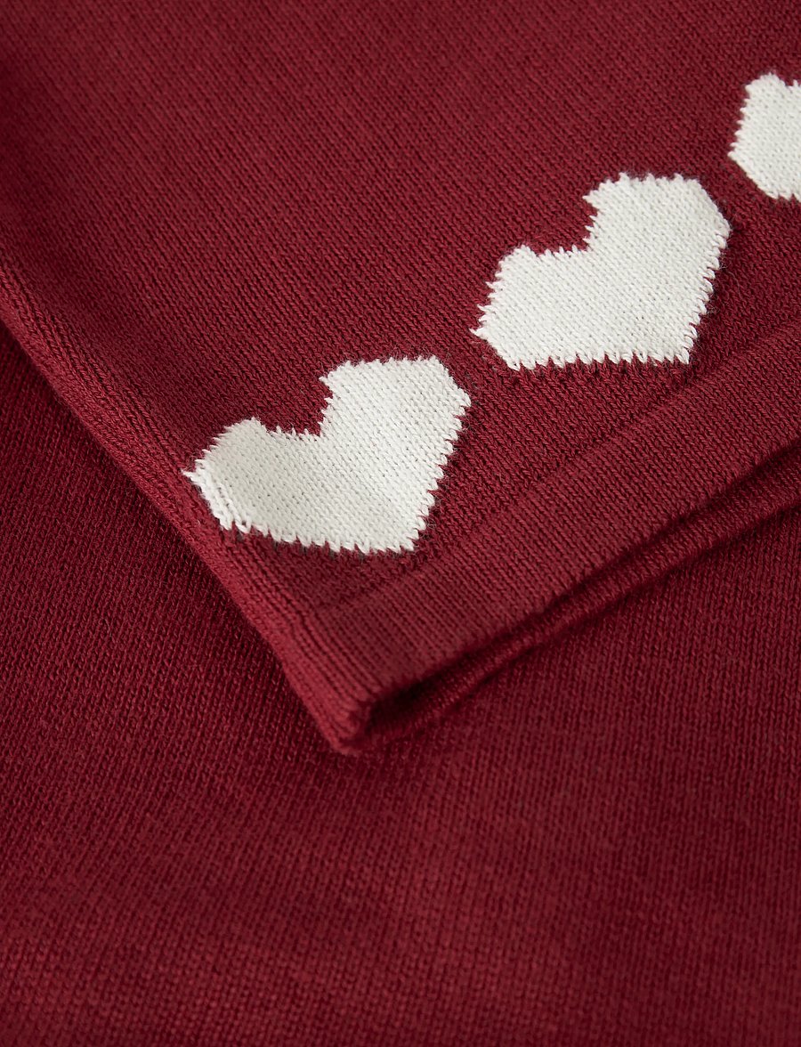 name it - NMFRALBOS LS KNIT CARD - cardigans - red dahlia - 3