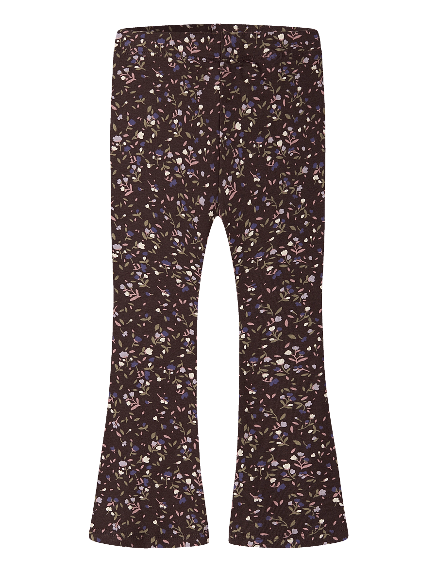 name it - NMFOCEANA XSL FLARED LEGGING - retuusid - chocolate plum - 0