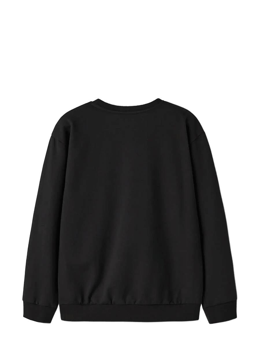 name it - NKMASPER BRAINR NREG SWE BOX BRU VDE - sweatshirts - black - 1