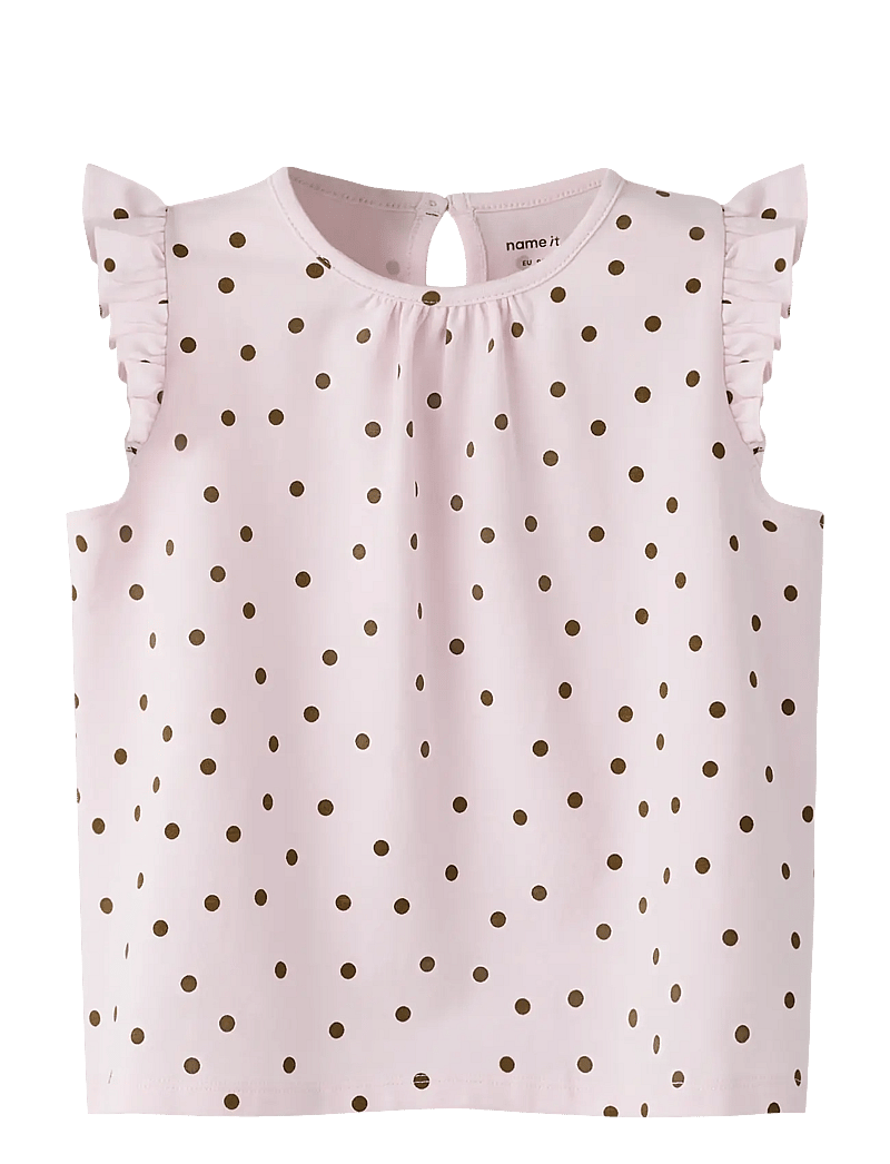 name it - NMFHOSINA SS TOP - short-sleeved t-shirts - cradle pink - 0