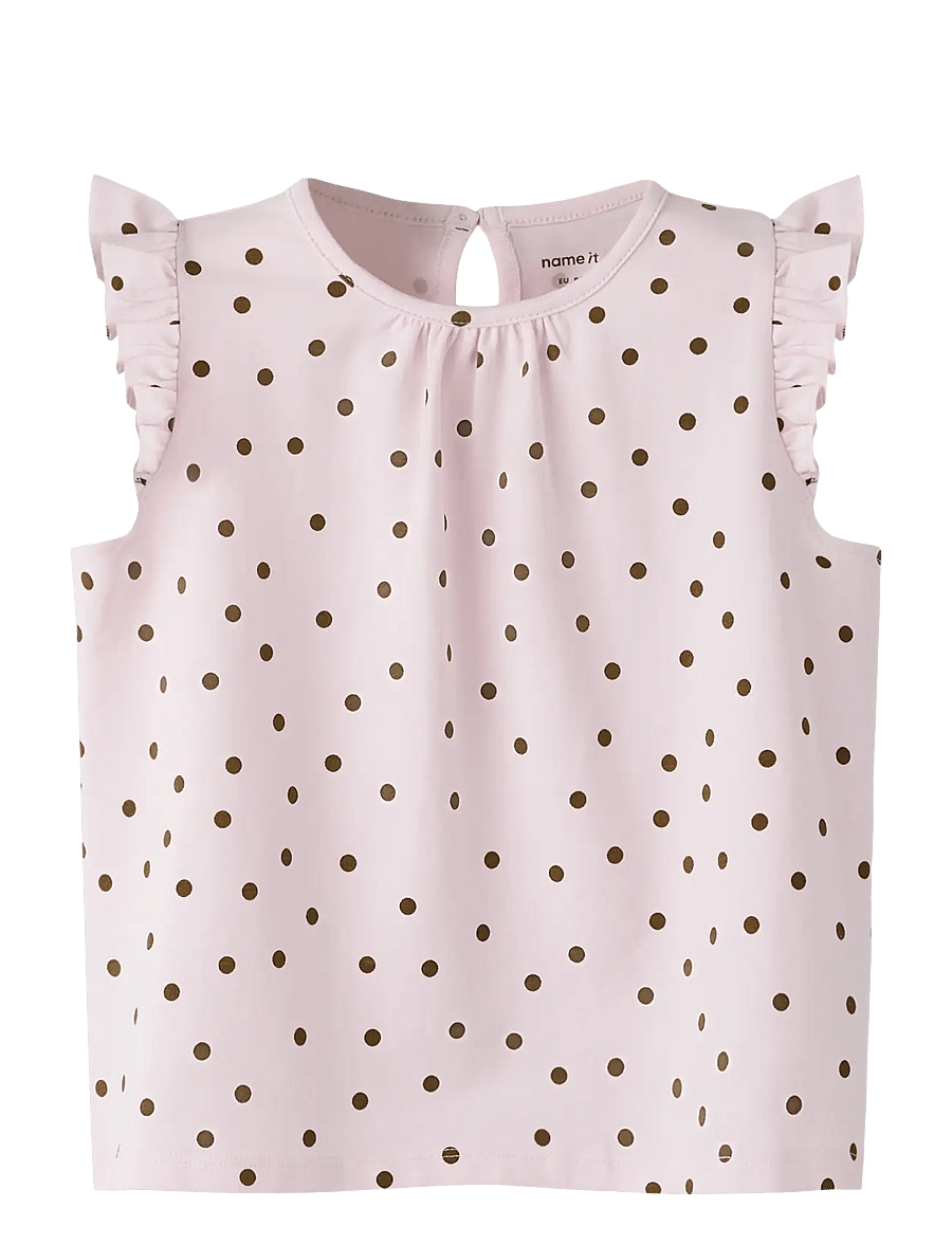 name it - NMFHOSINA SS TOP - kurzärmelige - cradle pink - 0