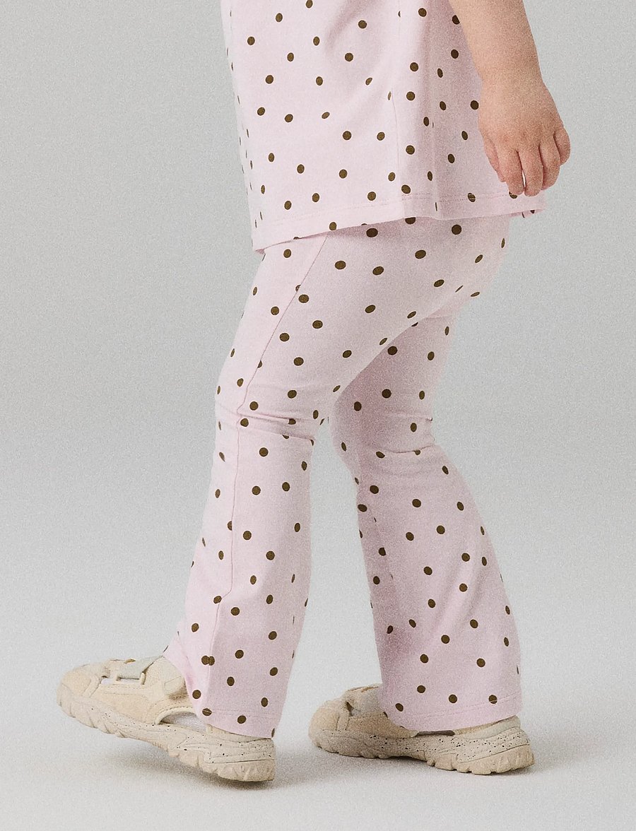 name it - NMFHOSINA BOOTCUT LEGGING - leggings - cradle pink - 3