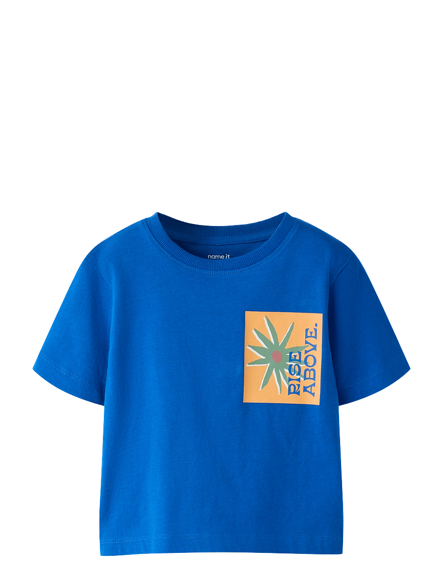 name it - NMMJENSES SS TOP - kortärmade t-shirts - surf the web - 0