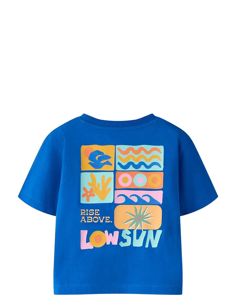 name it - NMMJENSES SS TOP - kortärmade t-shirts - surf the web - 1