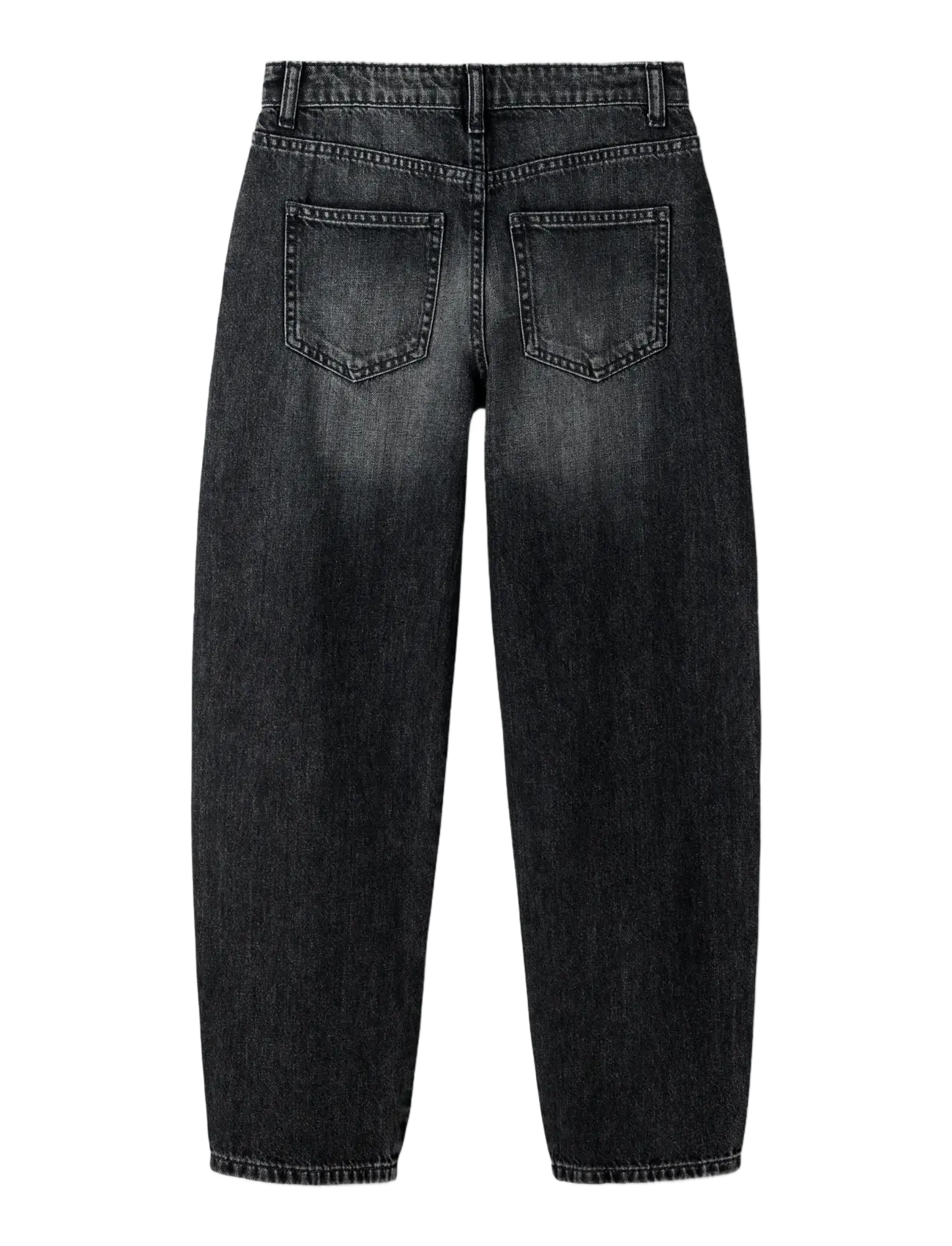 name it - NKFBELLA BARREL DNM JEANS 5518-BP - loose jeans - dark grey denim - 1