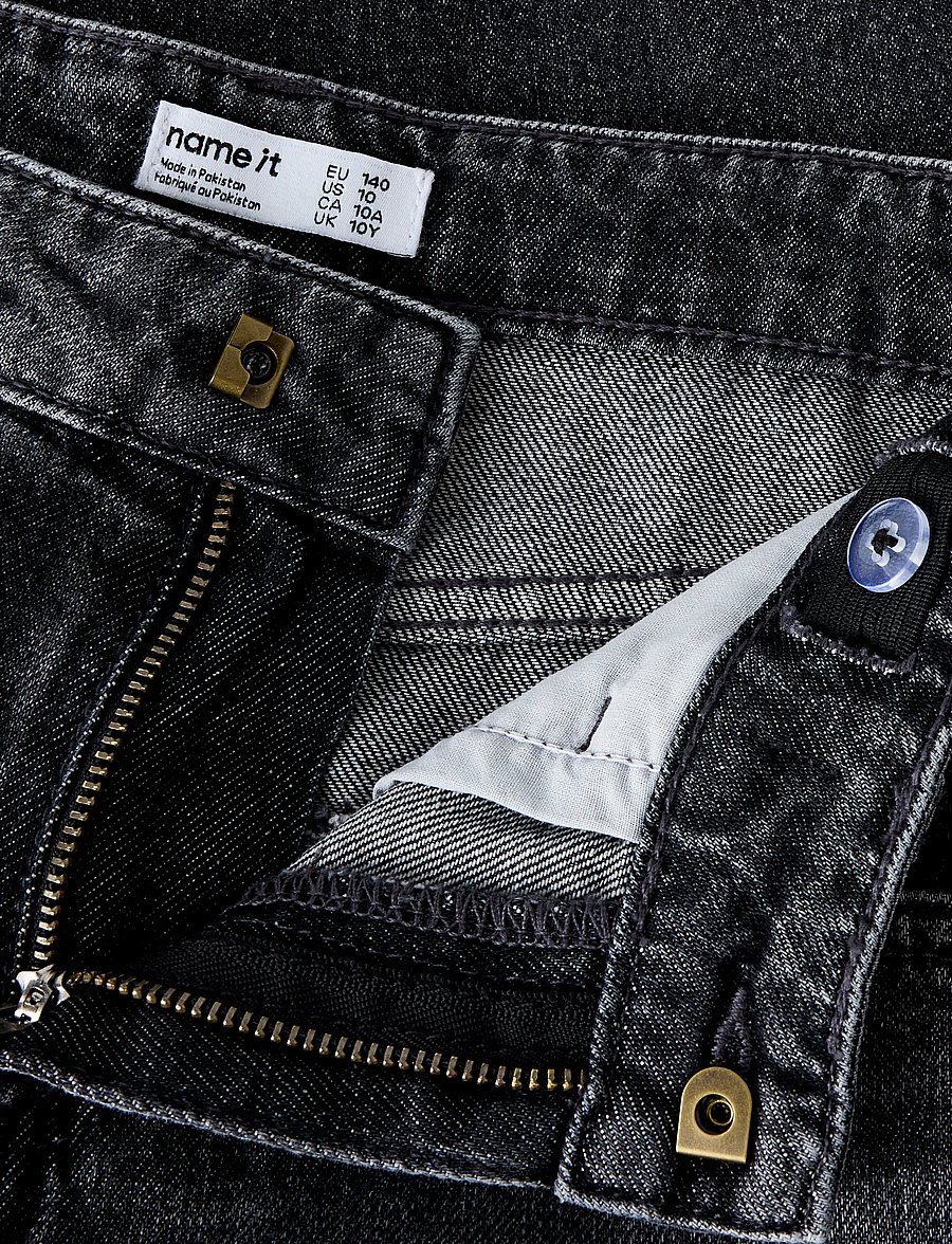 name it - NKFBELLA BARREL DNM JEANS 5518-BP - loose jeans - dark grey denim - 2