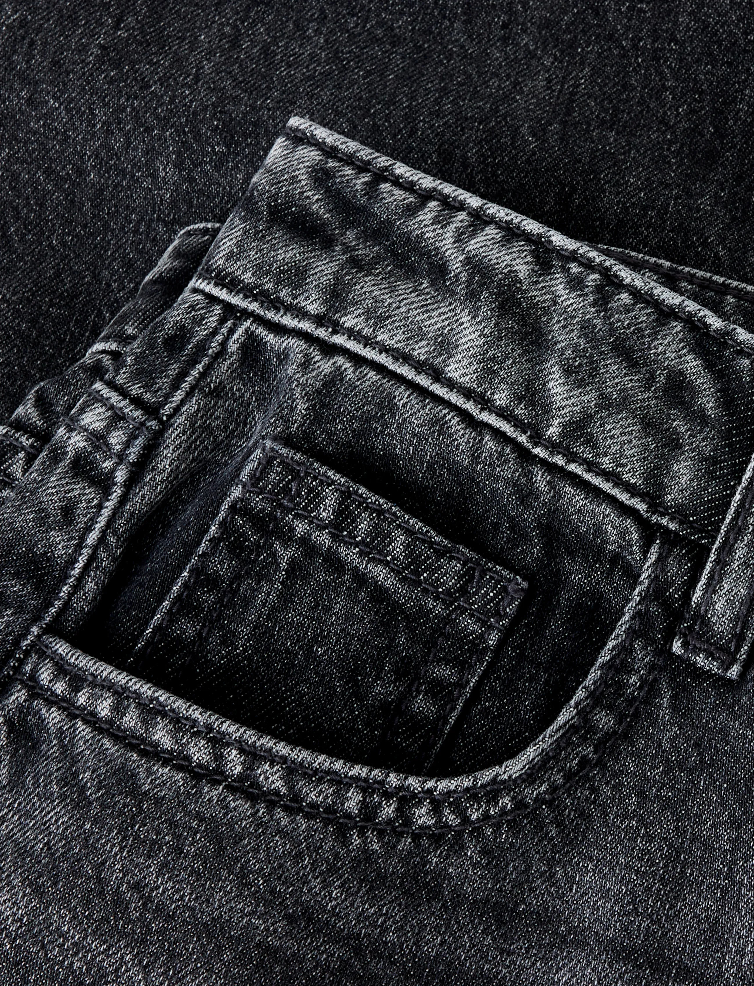 name it - NKFBELLA BARREL DNM JEANS 5518-BP - loose jeans - dark grey denim - 3