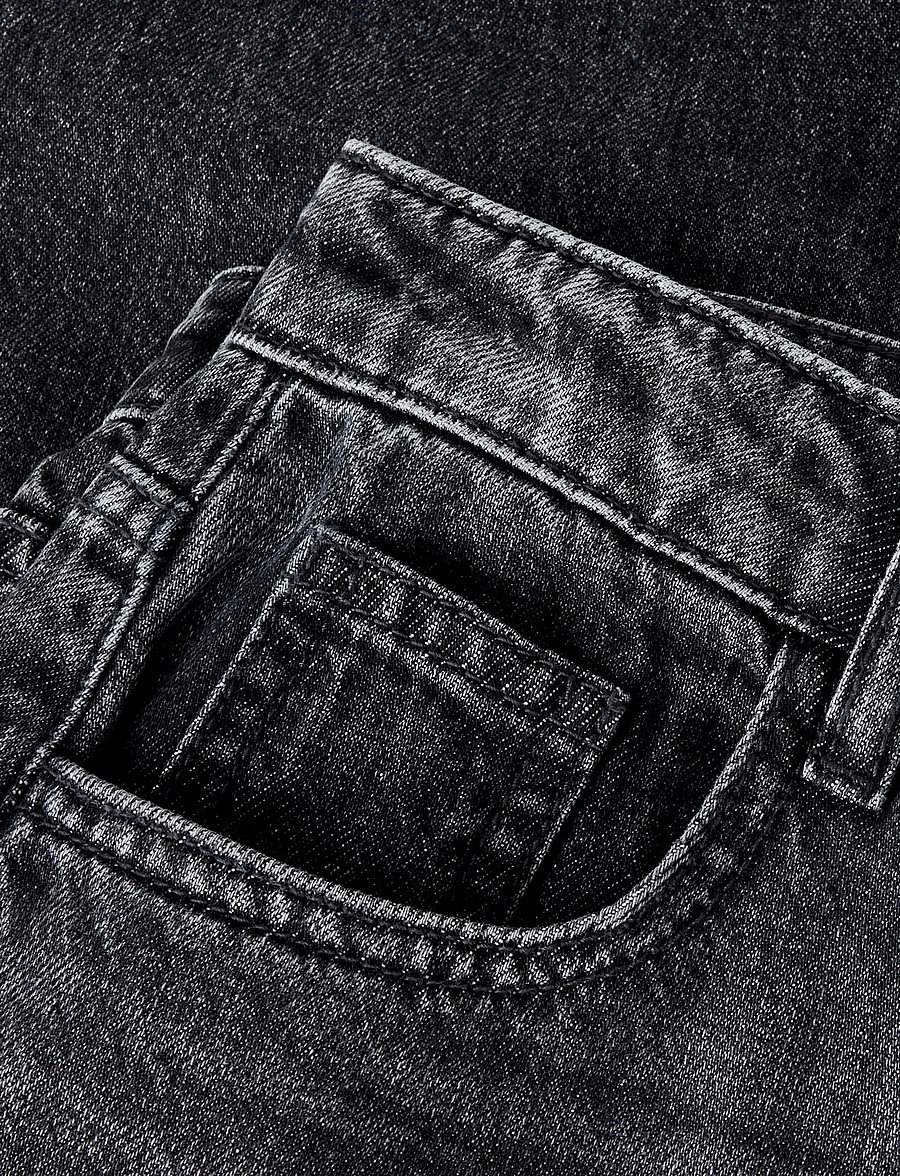 name it - NKFBELLA BARREL DNM JEANS 5518-BP - loose jeans - dark grey denim - 3