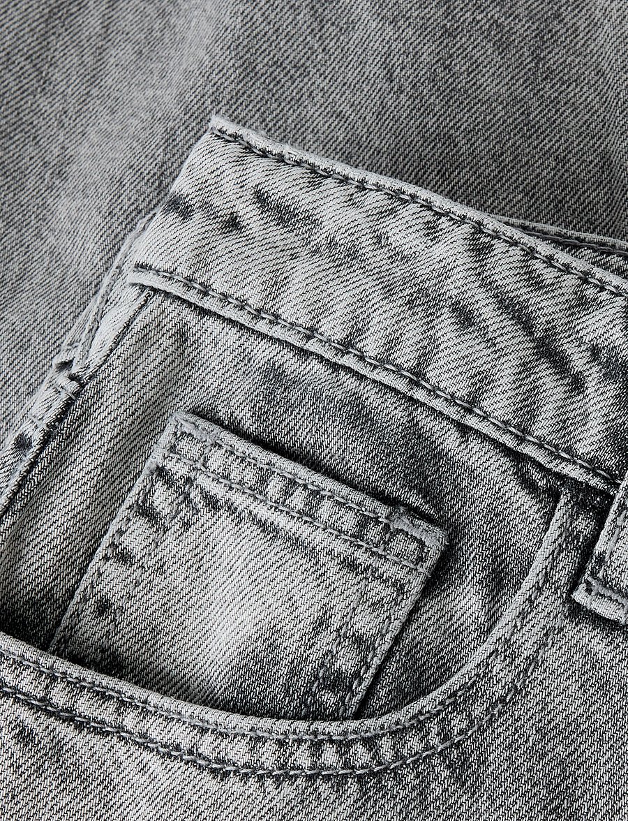 name it - NKFBELLA BARREL DNM JEANS 5518-BP - loose jeans - medium grey denim - 4