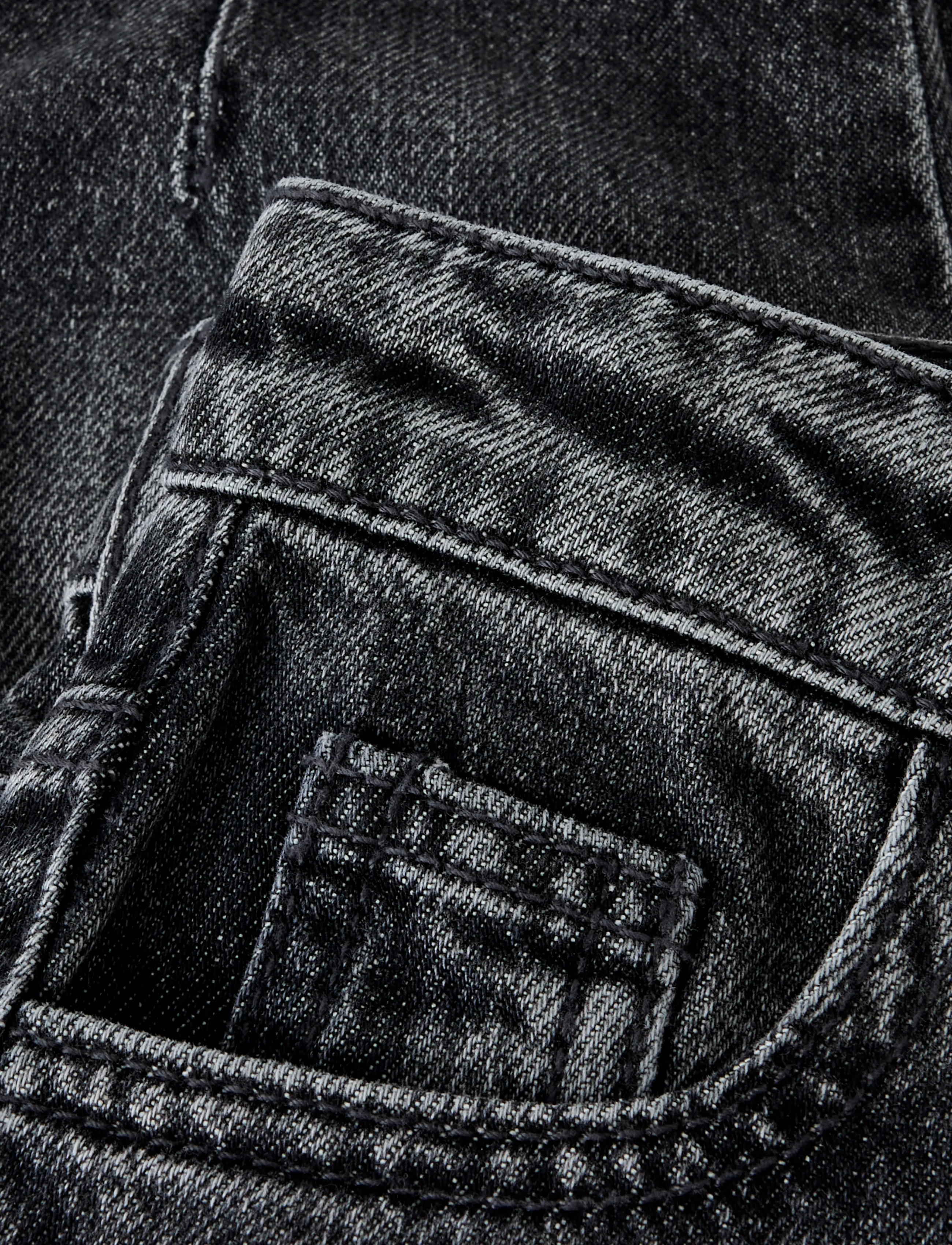 name it - NMFBELLA BARREL DNM JEANS 5518-BP - loose jeans - dark grey denim - 3
