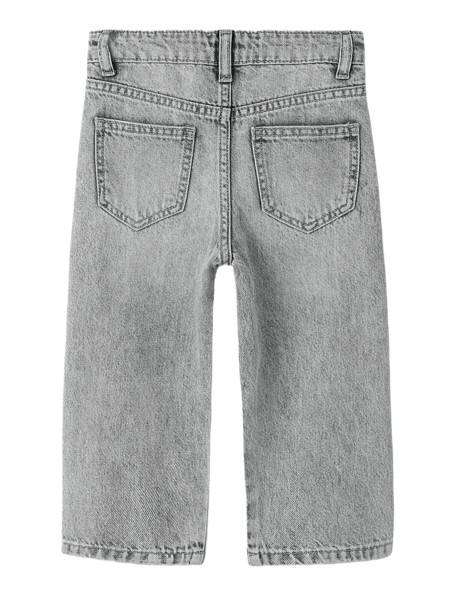 name it - NMFBELLA BARREL DNM JEANS 5518-BP - loose jeans - medium grey denim - 1