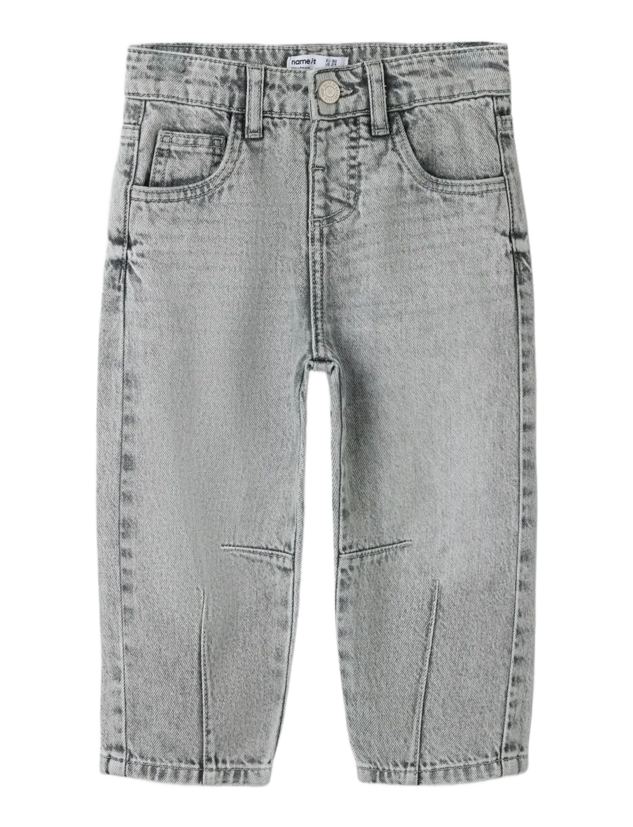name it - NMFBELLA BARREL DNM JEANS 5518-BP - loose jeans - medium grey denim - 2