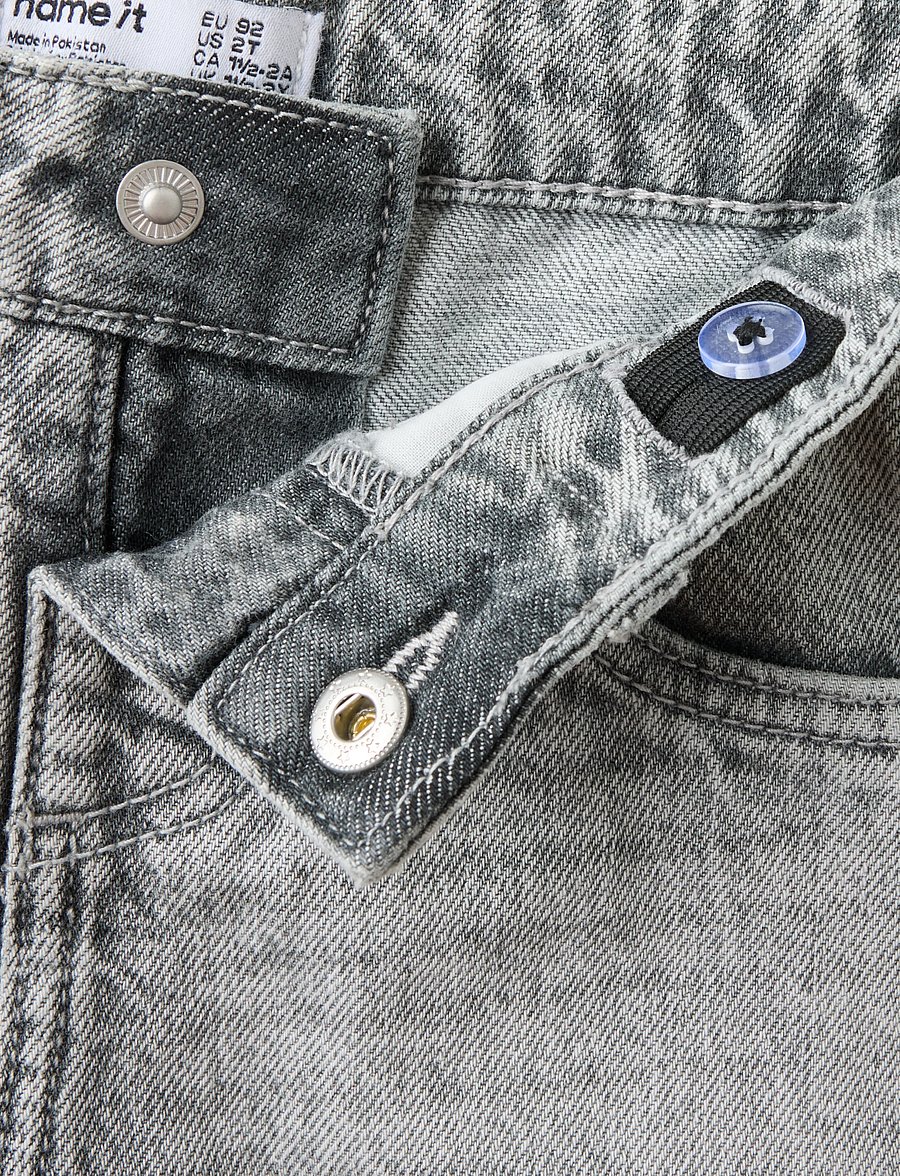 name it - NMFBELLA BARREL DNM JEANS 5518-BP - loose jeans - medium grey denim - 3