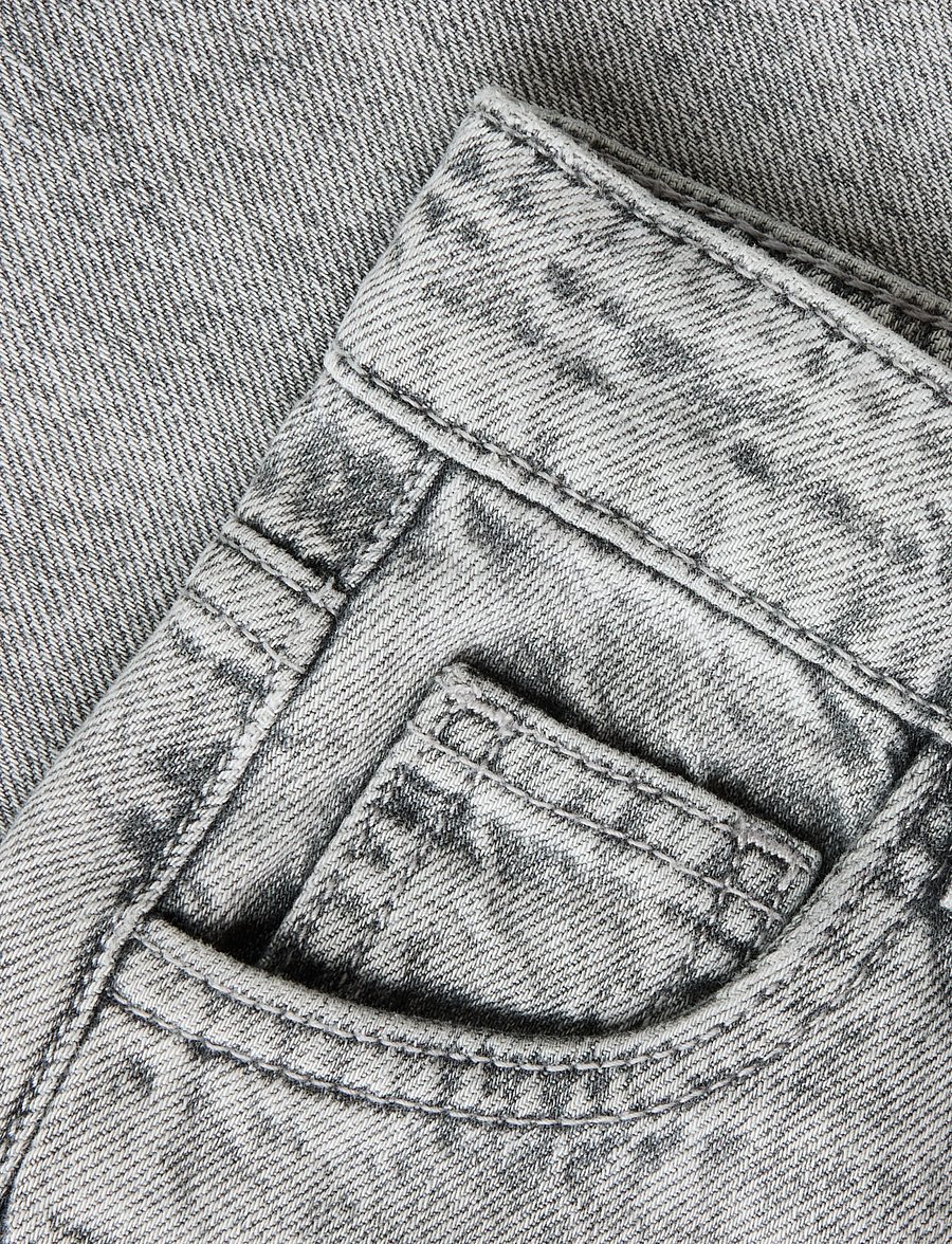 name it - NMFBELLA BARREL DNM JEANS 5518-BP - loose jeans - medium grey denim - 4