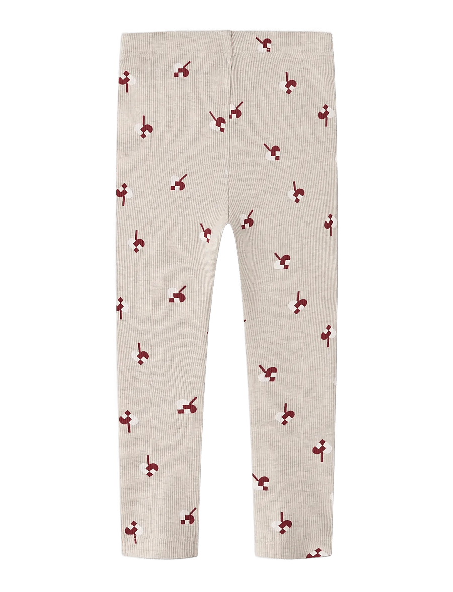 name it - NMFRISAKAB XSL LEGGING - leggings - peyote melange - 1