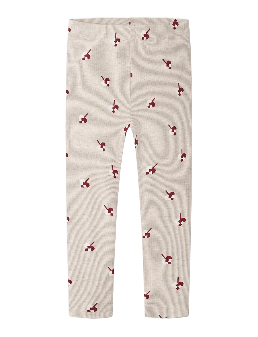 name it - NMFRISAKAB XSL LEGGING - leggings - peyote melange - 2