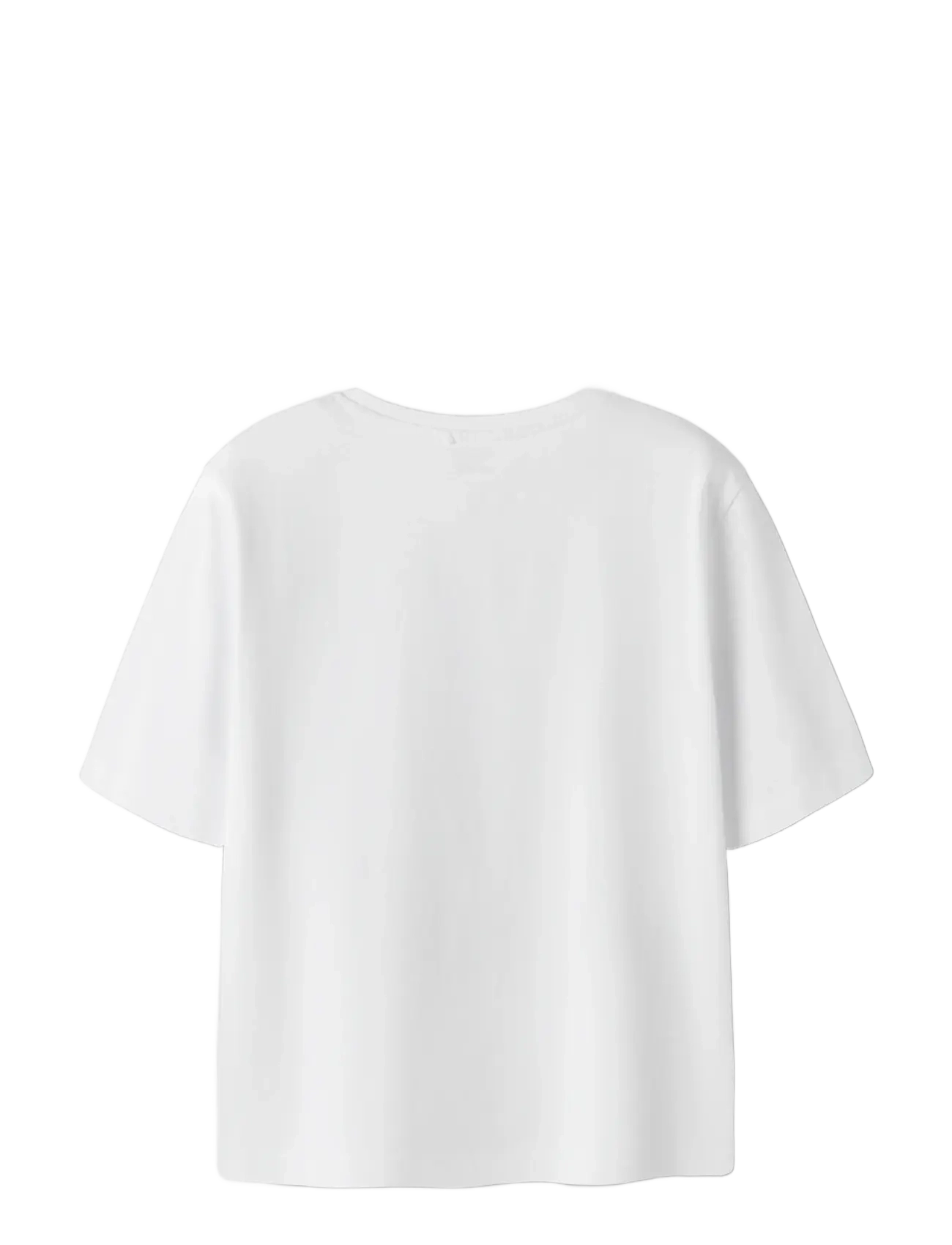 name it - NKFMARA KPOP SS NREG TOP BOX LNOOS SKY - kortærmede t-shirts - bright white - 1