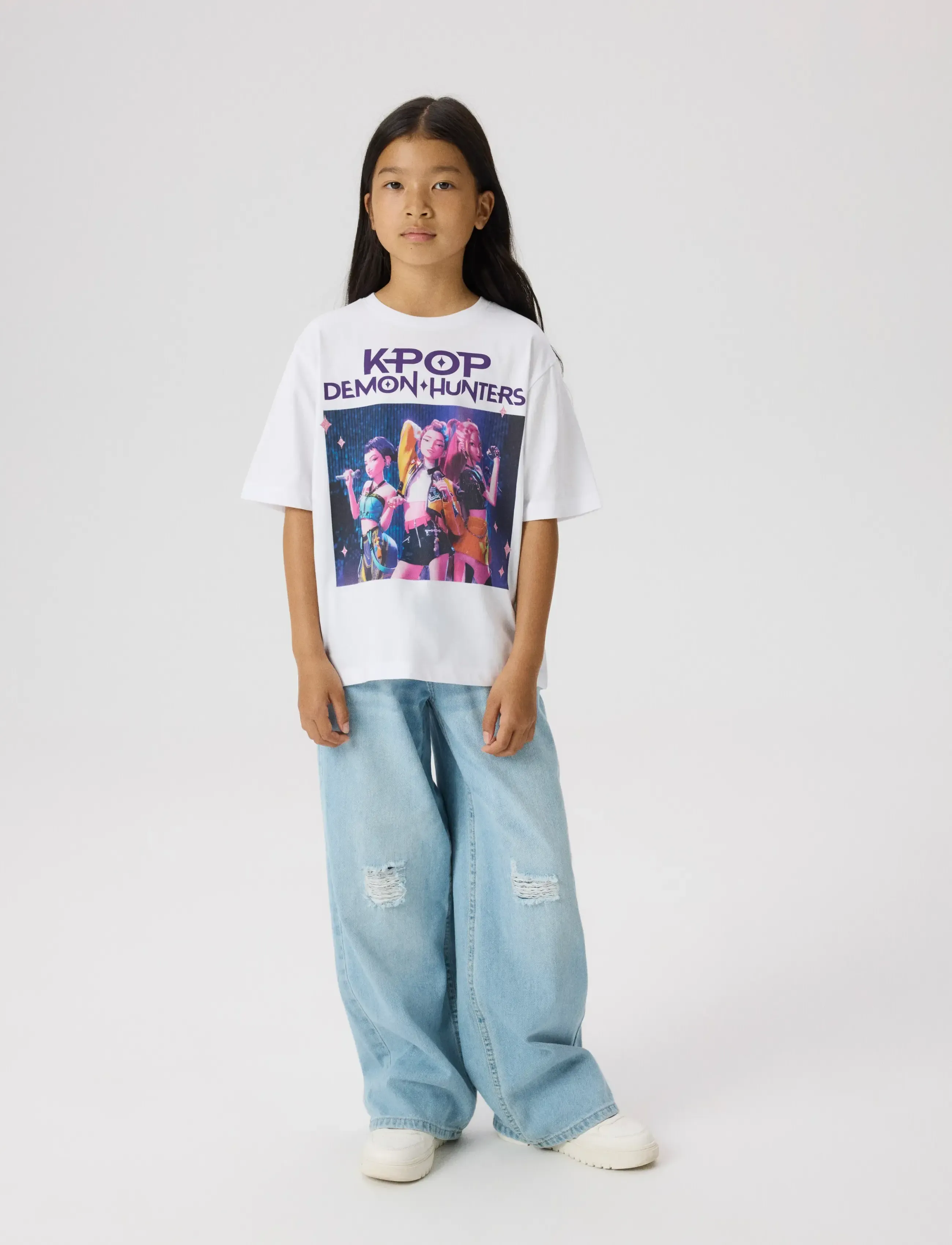 name it - NKFMARA KPOP SS NREG TOP BOX LNOOS SKY - lühikeste varrukatega t-särgid - bright white - 3