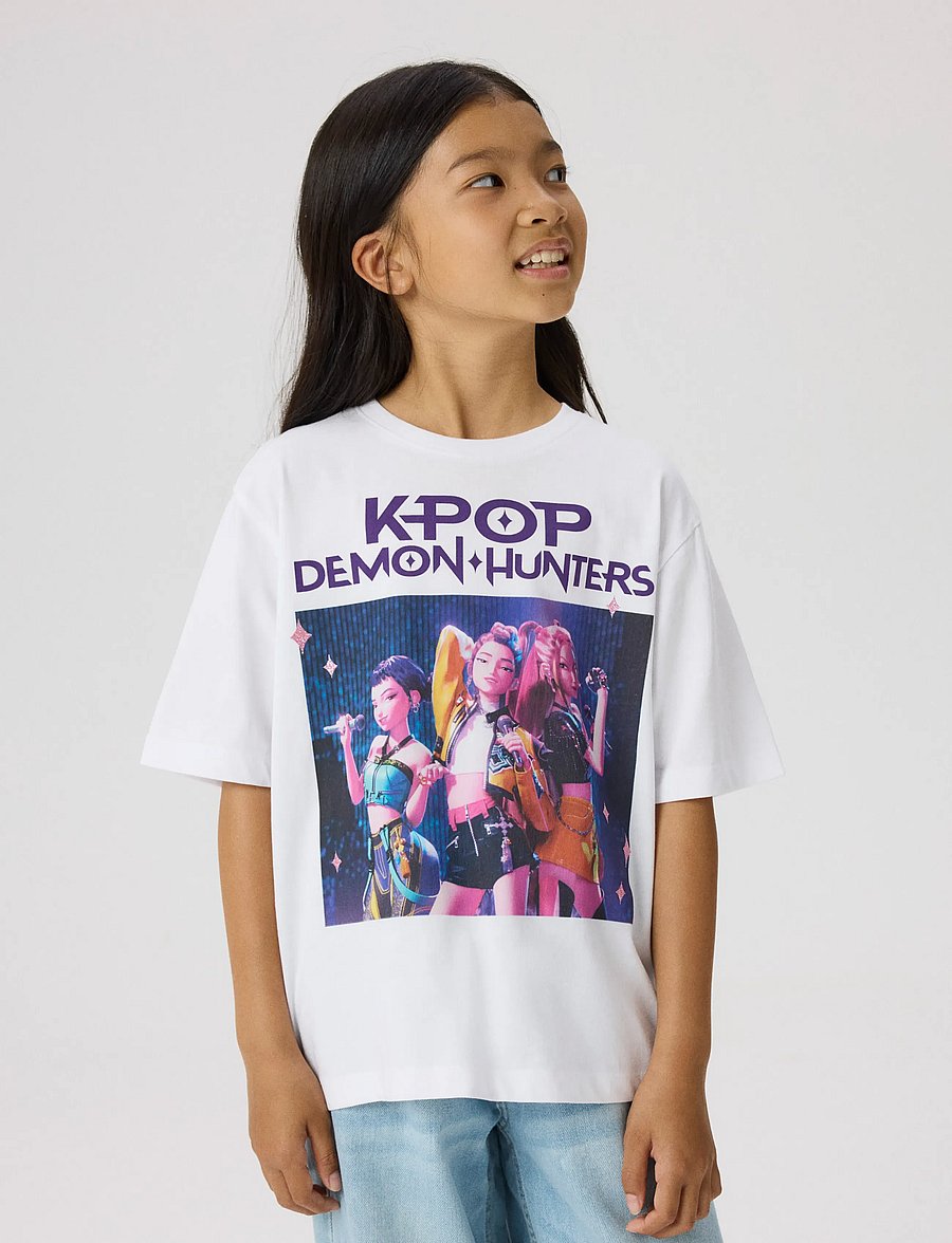 name it - NKFMARA KPOP SS NREG TOP BOX LNOOS SKY - lühikeste varrukatega t-särgid - bright white - 4