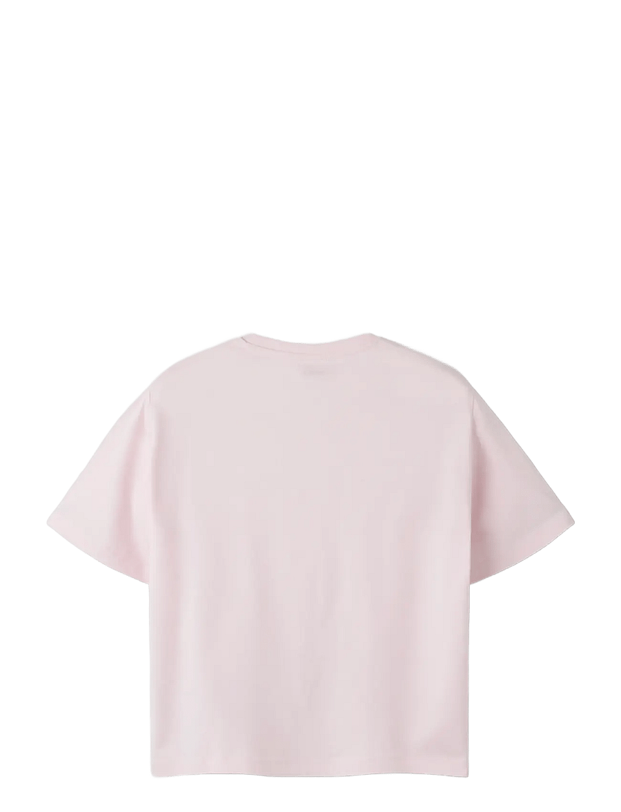 name it - NKFMAJA KPOP SS NREG TOP BOX LNOOS SKY - kurzärmelige - cradle pink - 1