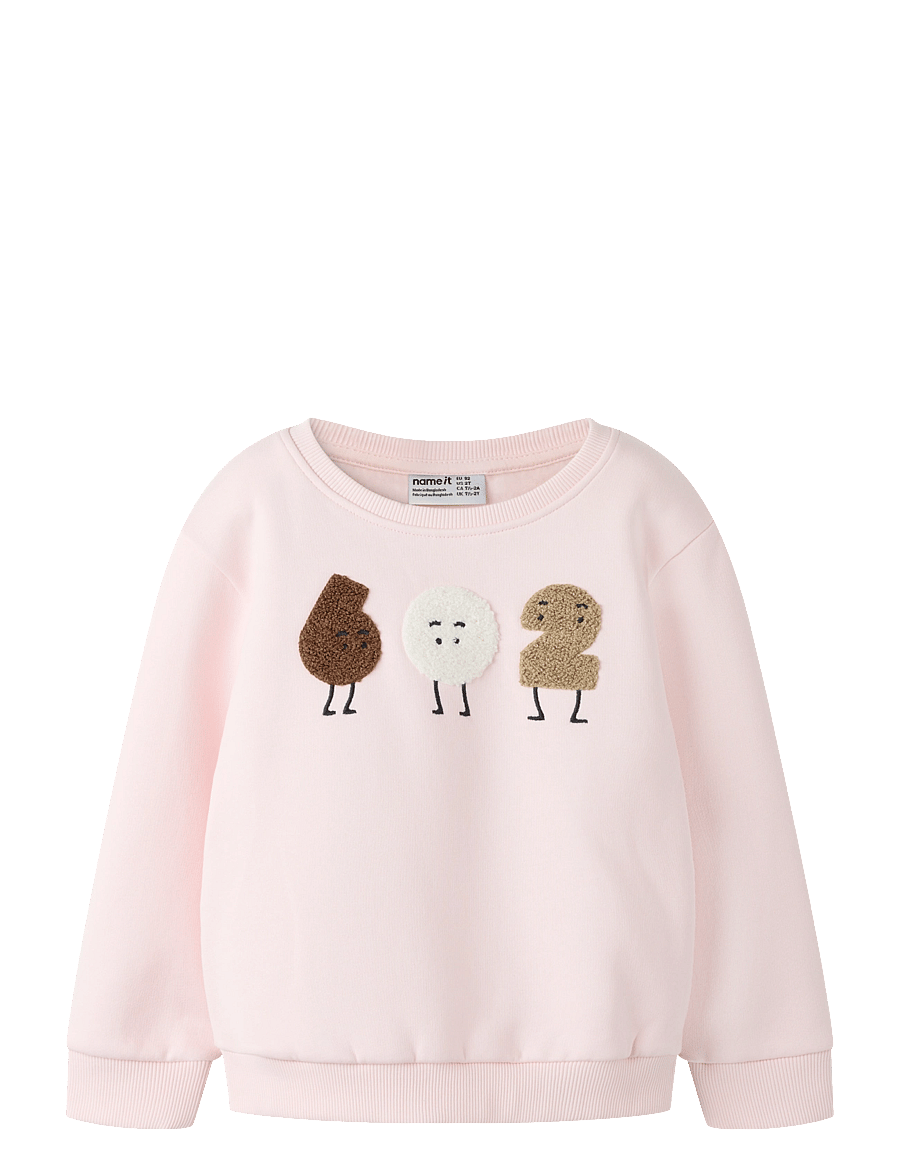 name it - NMFOLISANA LS NREG SWE BRU - sweatshirts - mary's rose - 0