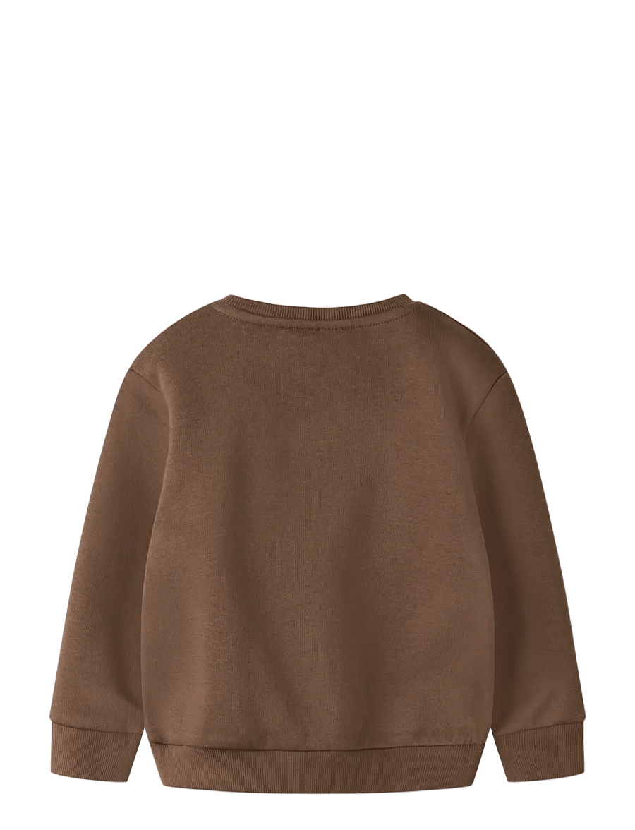 name it - NMFOLISANA LS NREG SWE BRU - sweatshirts - pinecone - 1