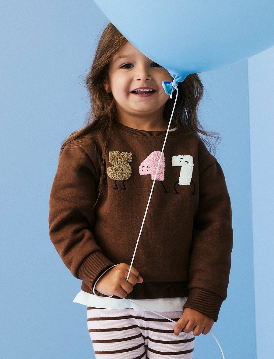 name it - NMFOLISANA LS NREG SWE BRU - sweatshirts - pinecone - 3