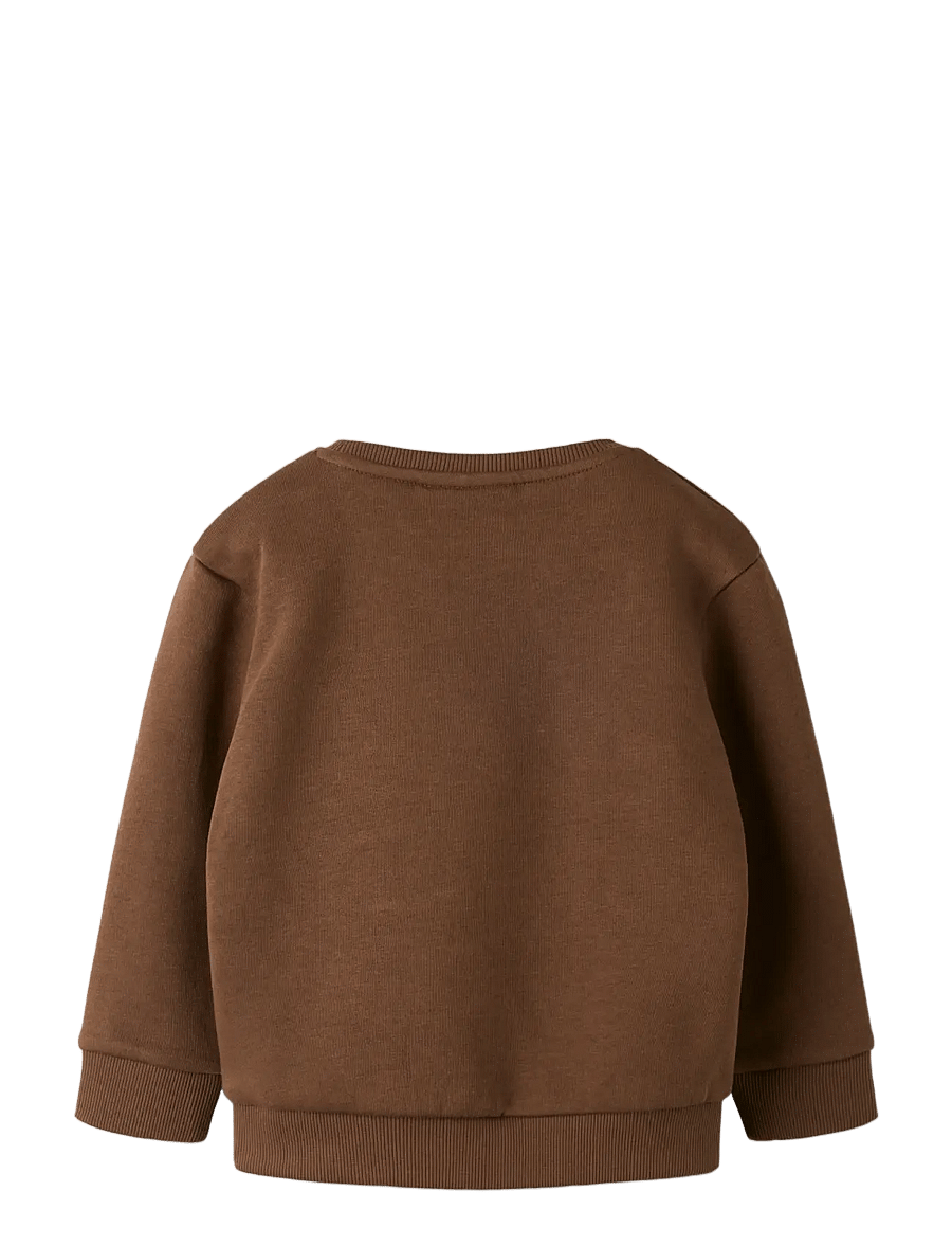 name it - NMMOLAV LS NREG SWE BRU - sweatshirts - pinecone - 1